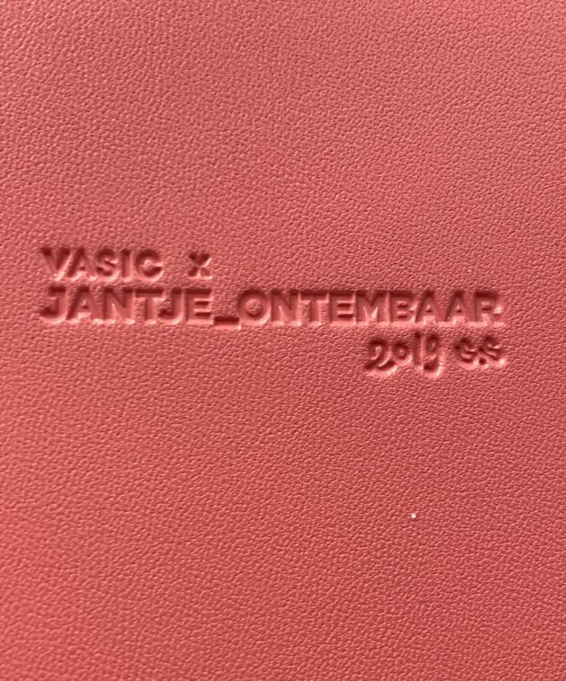 Jantje Ontembaar×Vasic (ヤンチェ オンテンバール × ヴァジック) VASIC JANTJE ONTEMBAAR PETAL  バッグ 香取慎吾 ピンク