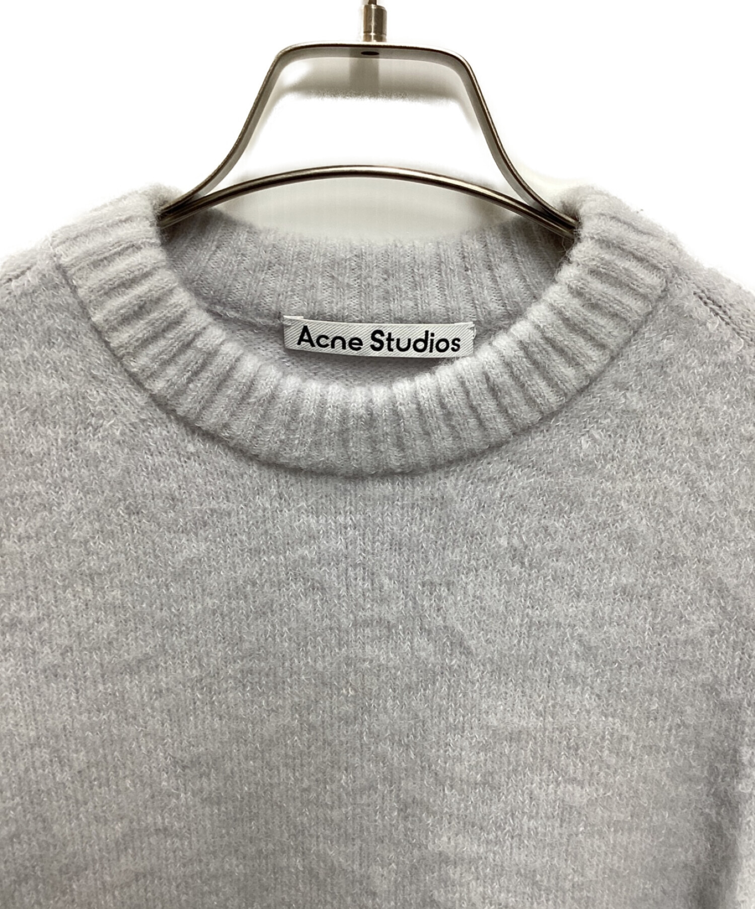 Acne studios (アクネストゥディオズ) 半袖ニット スカイブルー サイズ:XS