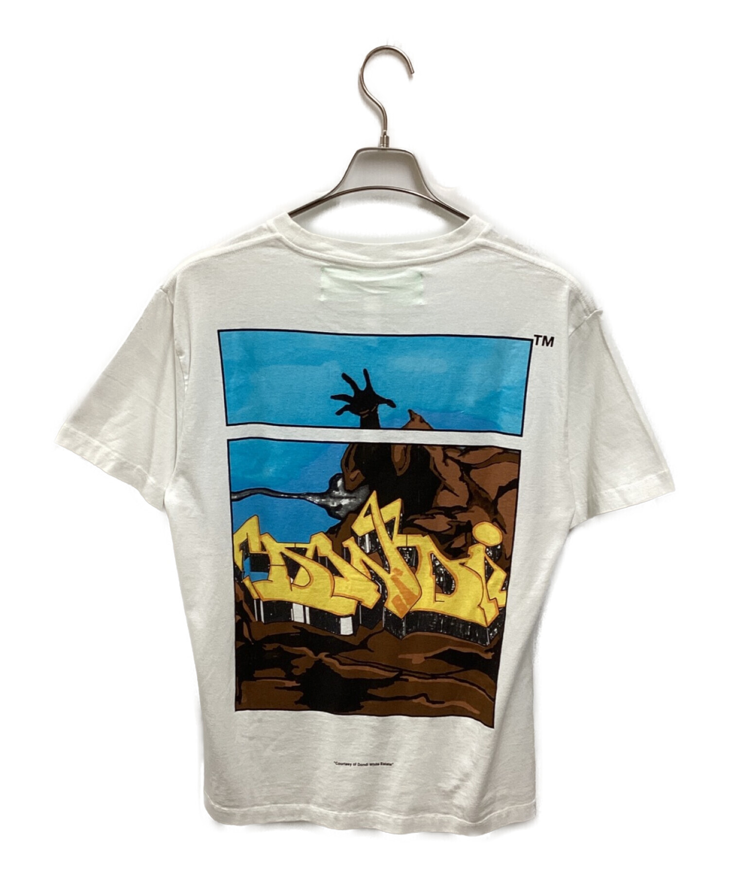 中古・古着通販】OFFWHITE (オフホワイト) 1/5 DONDIプリントTシャツ