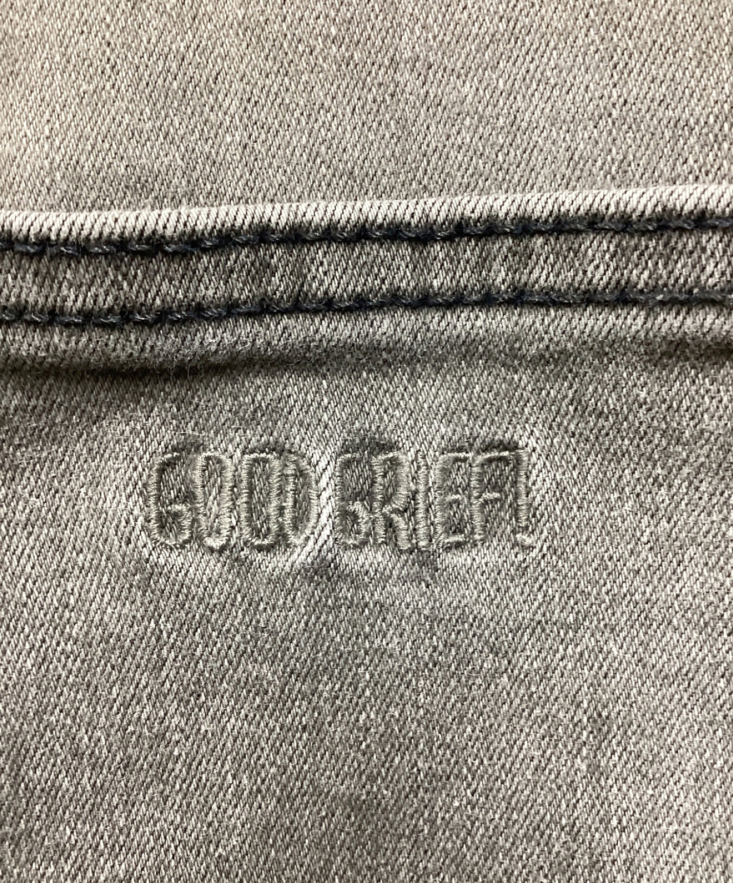 GOOD GRIEF! (グッドグリーフ) DENIM LONG SK with Chain グレー サイズ:S