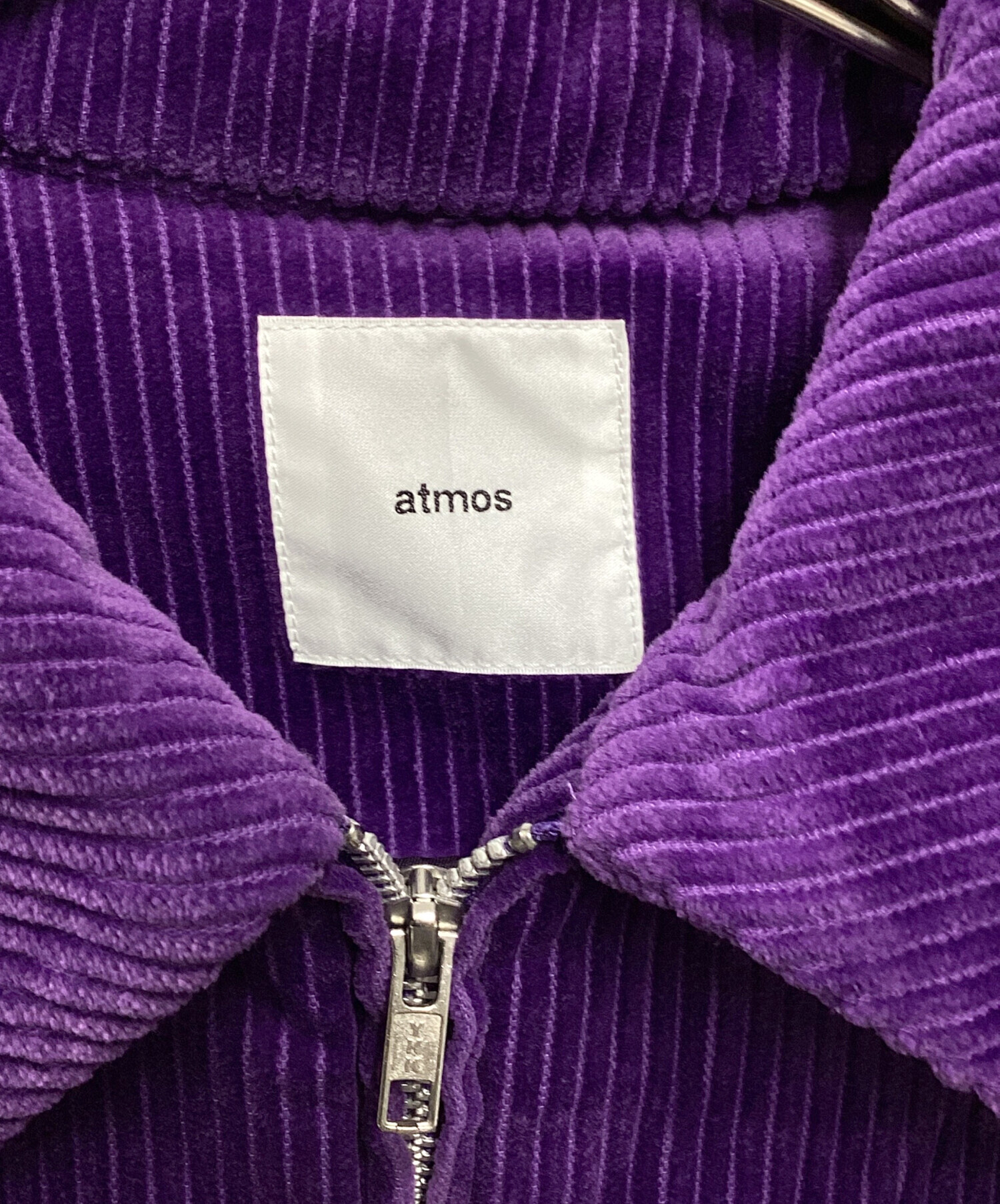 atmos pink (アトモスピンク) ハイショク コーデュロイ サガラワッペン ジャケット パープル サイズ:M