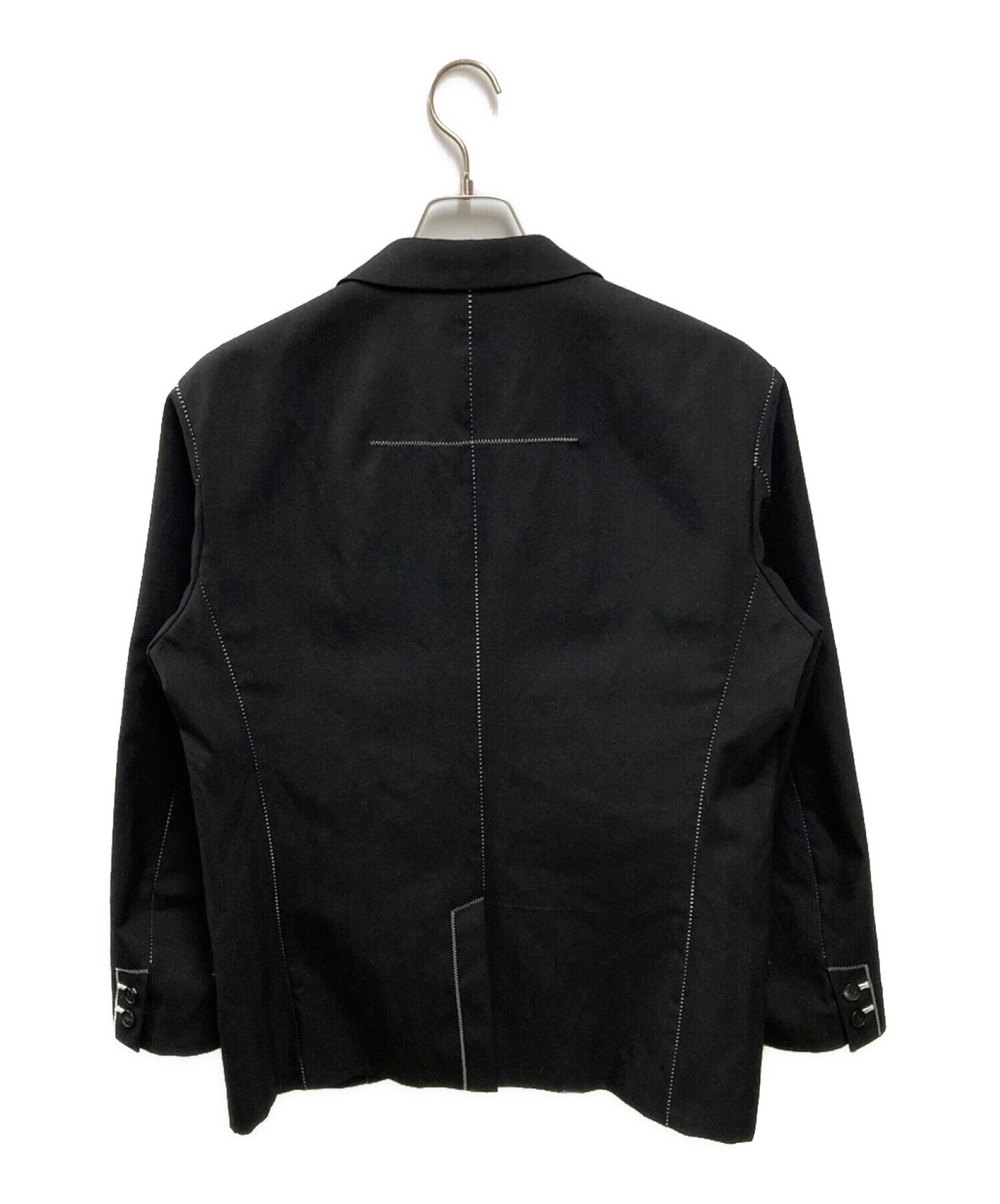 COMME des GARCONS HOMME (コムデギャルソン オム) テーラードジャケット ブラック サイズ:XS