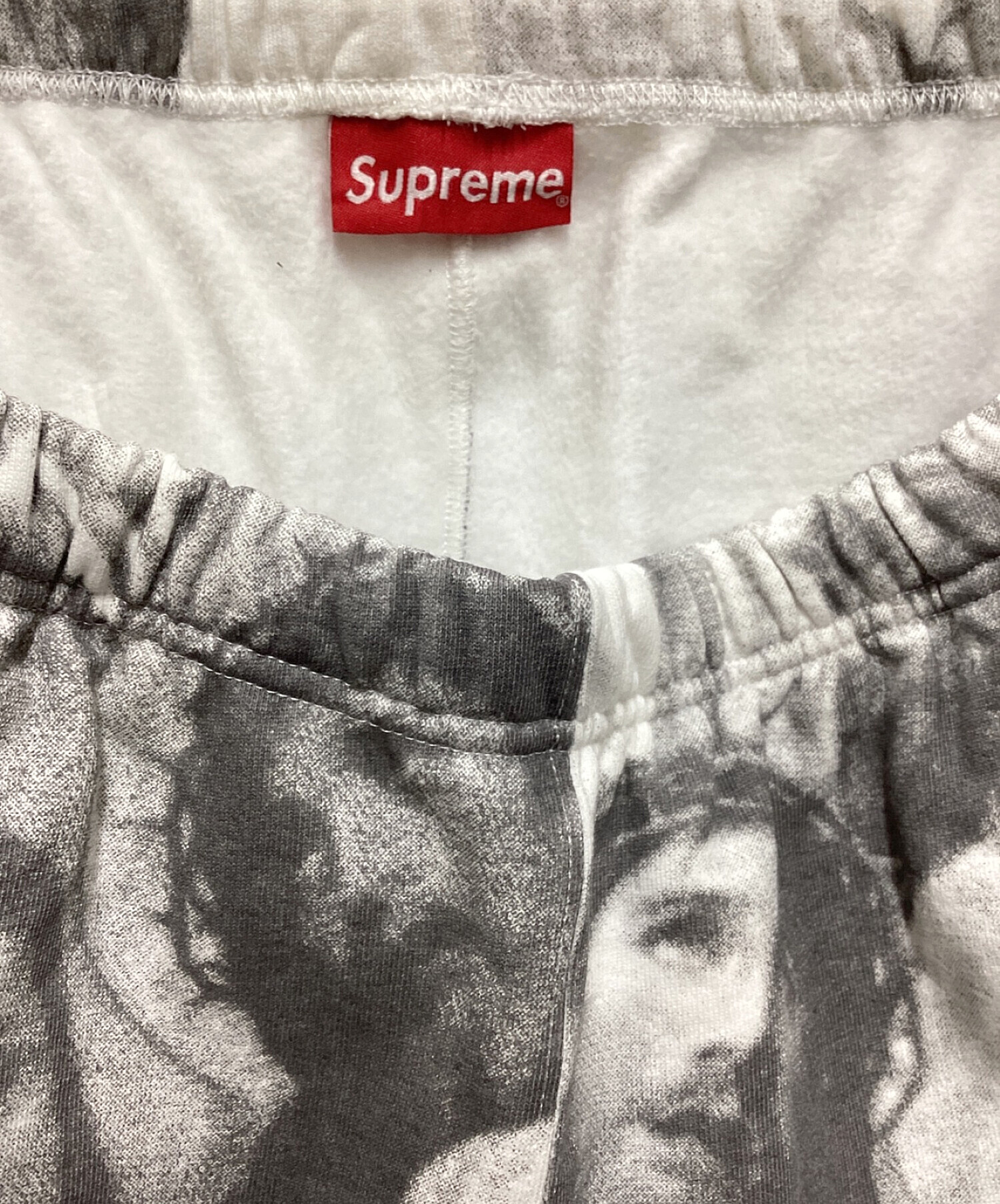 SUPREME (シュプリーム) Jesus and Mary Sweatpant グレー×ホワイト サイズ:M