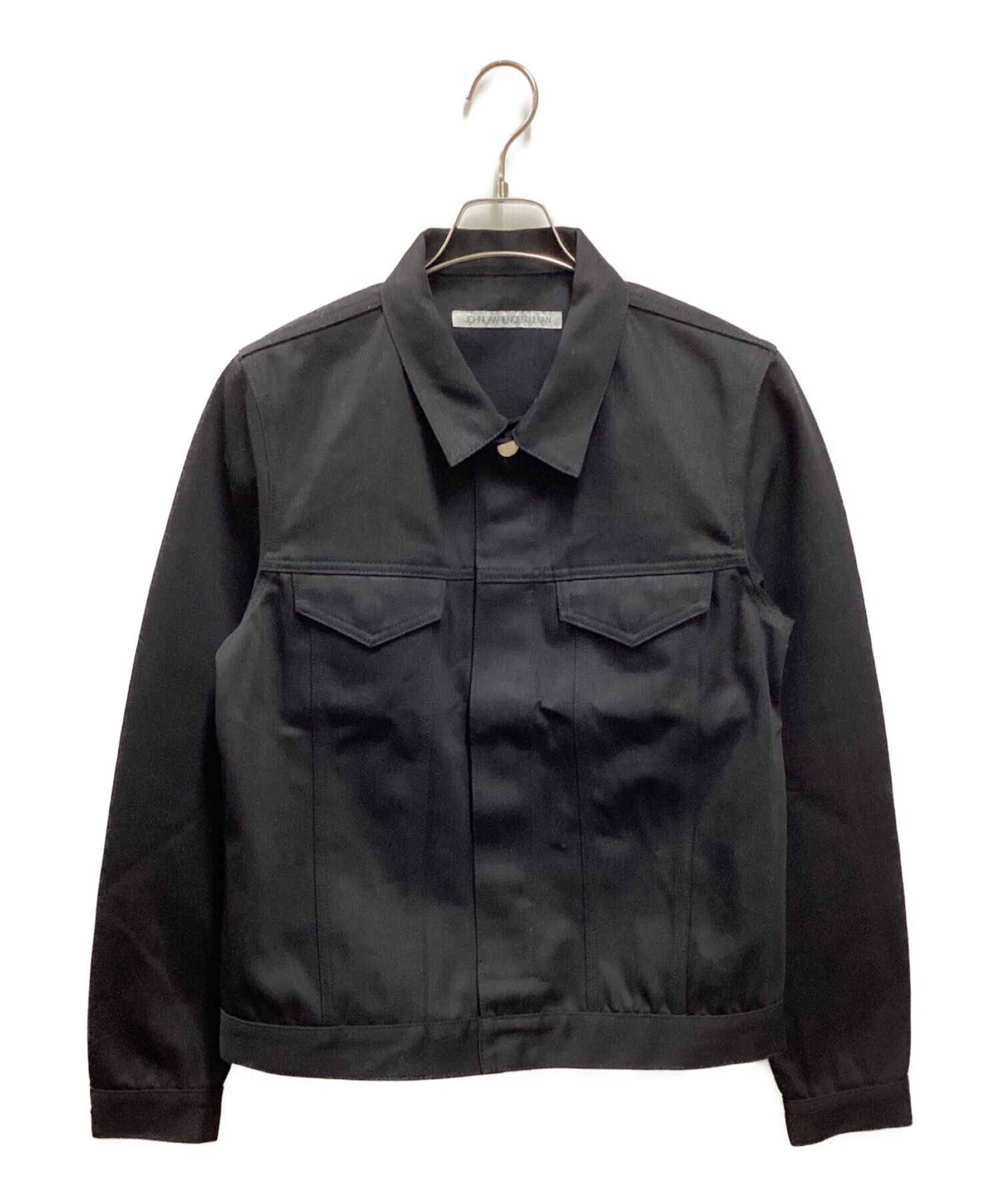 JOHN LAWRENCE SULLIVAN (ジョンローレンスサリバン) Rigid denim jacket ブラック サイズ:46