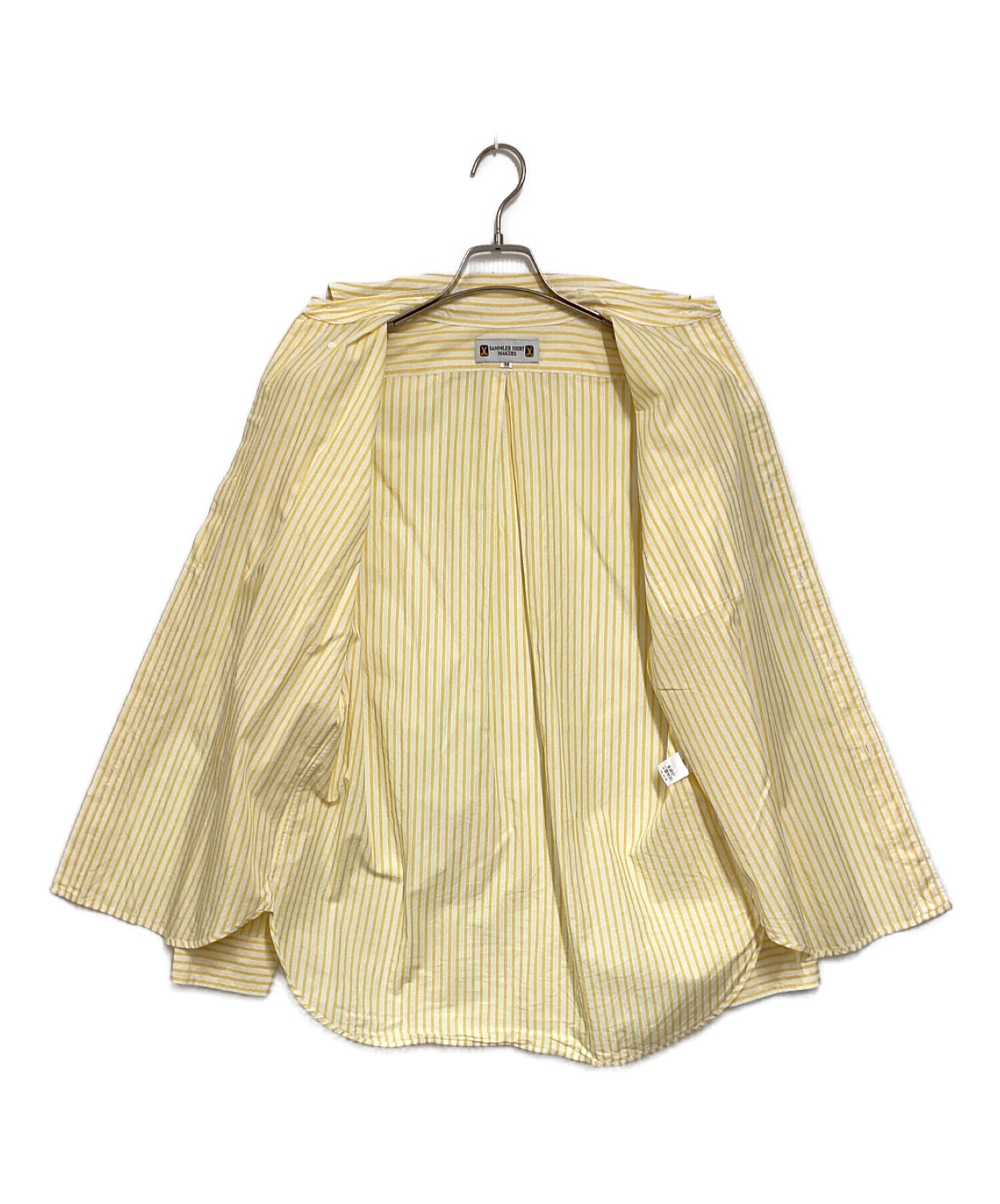 中古・古着通販】SAMMLER SHIRT MAKERS (ザムラーシャツメイカーズ) ボタンダウンストライプシャツ イエロー サイズ:M｜ブランド・古着通販  トレファク公式【TREFAC FASHION】スマホサイト