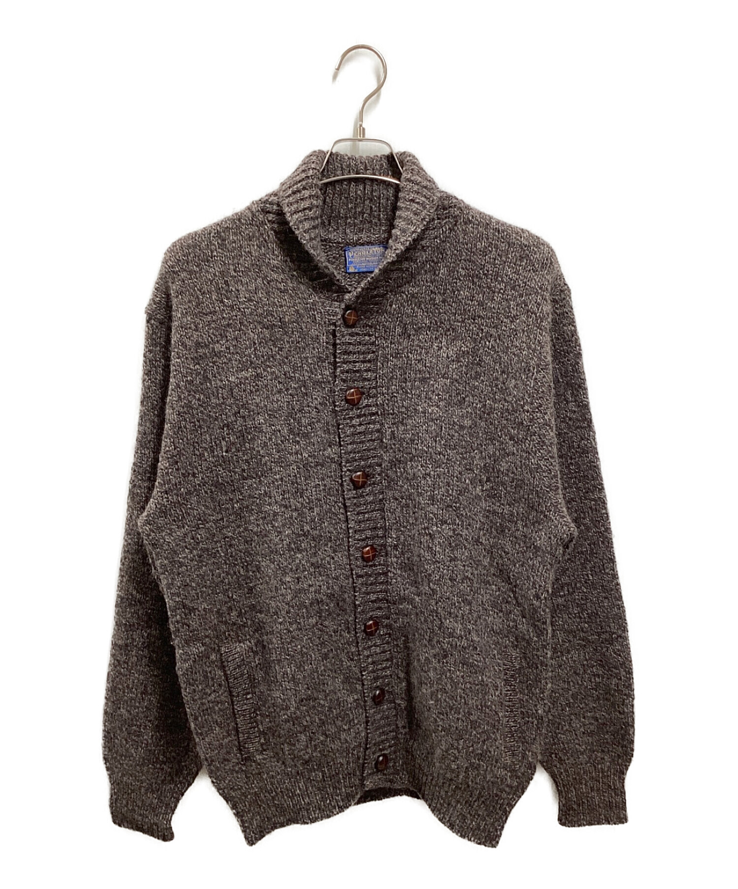 PENDLETON (ペンドルトン) 【古着】ショールカラーカーディガン ベージュ サイズ:L