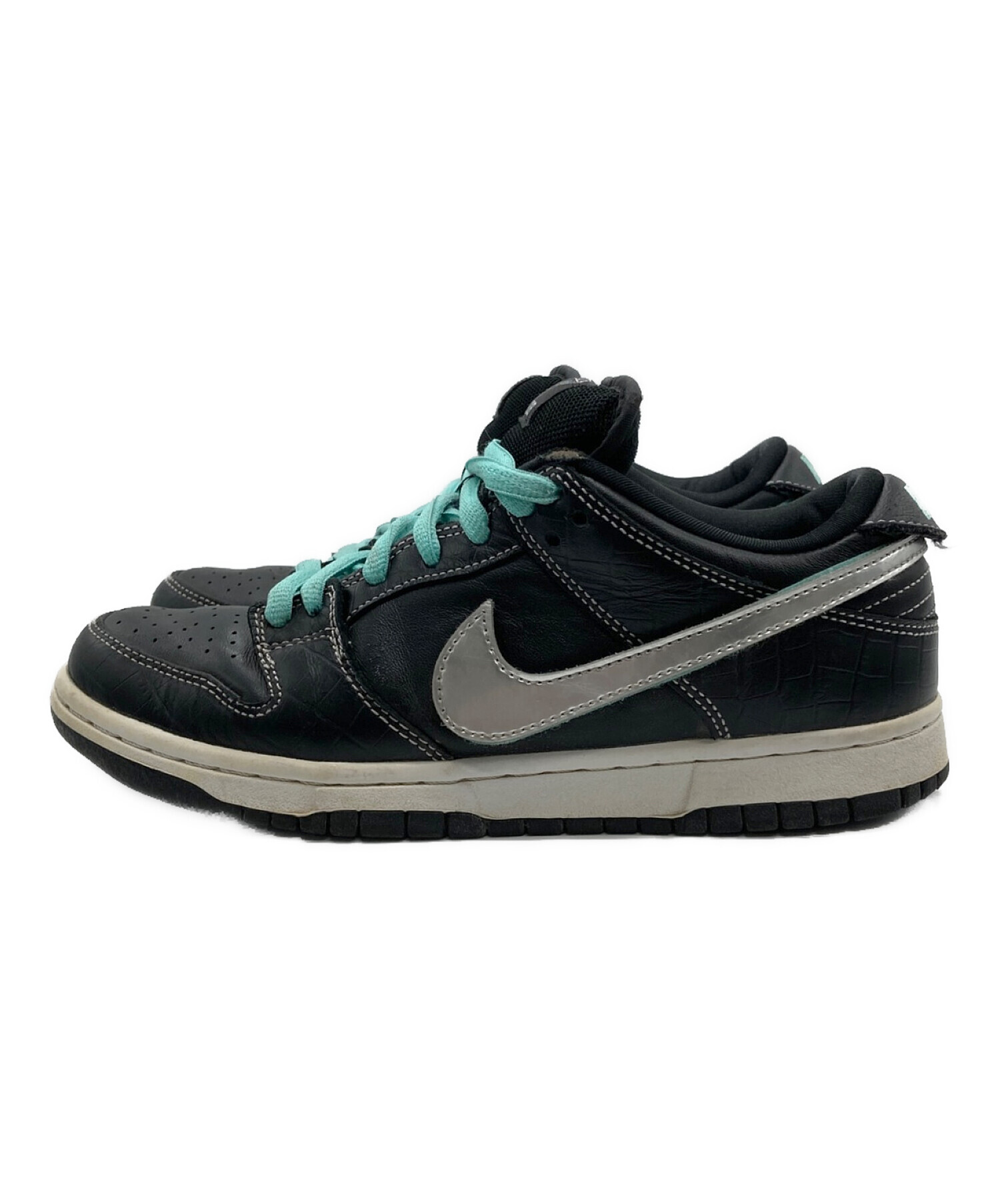 NIKE SB (ナイキエスビー) Diamond SUPPLY CO. (ダイヤモンドサプライ) DUNK LOW PRO OG QS ブラック  サイズ:US7