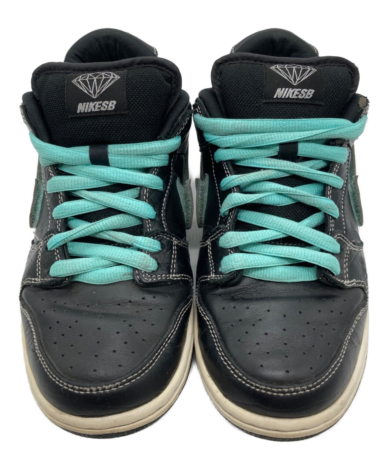 NIKE SB (ナイキエスビー) Diamond SUPPLY CO. (ダイヤモンドサプライ) DUNK LOW PRO OG QS ブラック  サイズ:US7