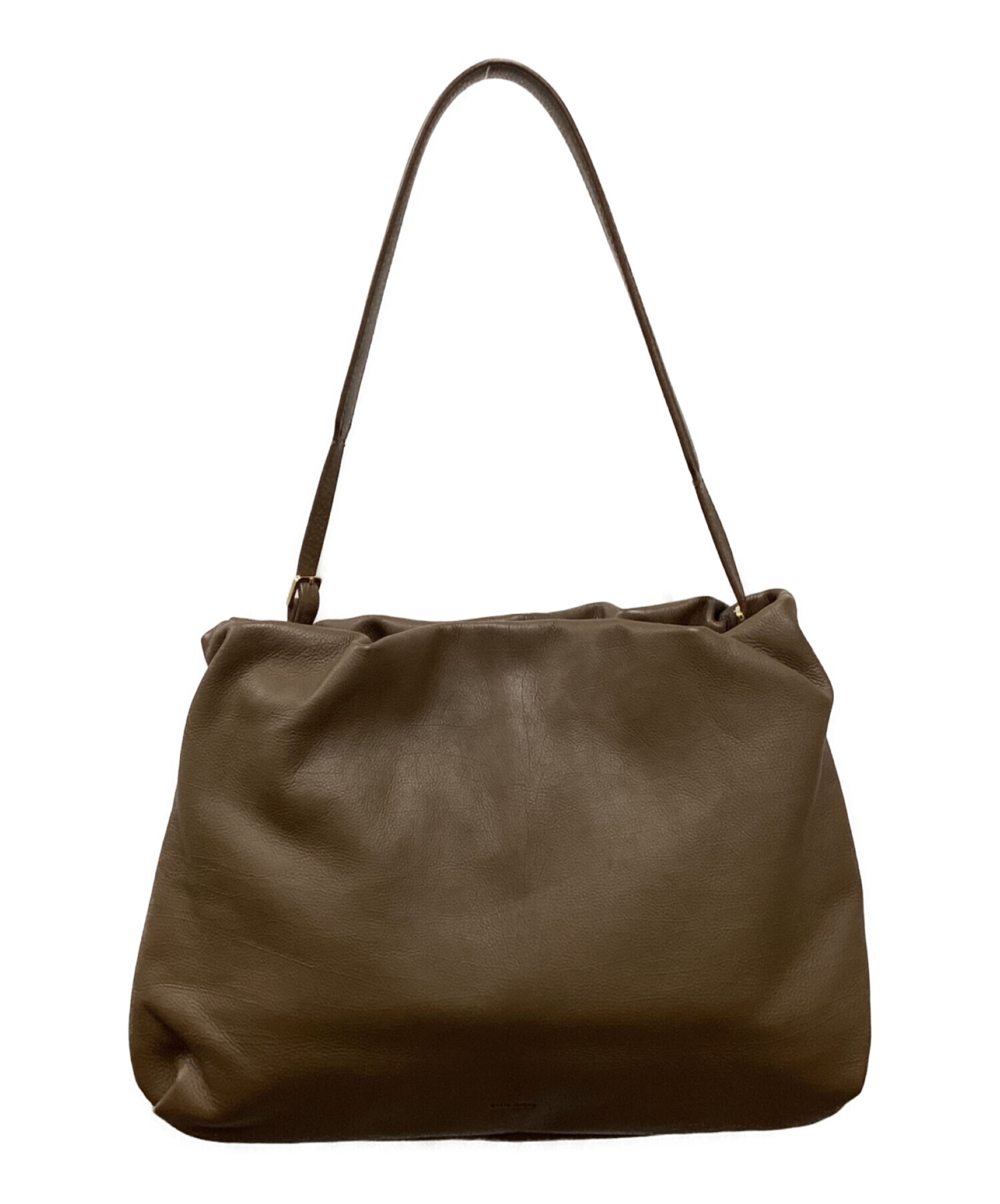 THE ROW Bourse Leather Shoulder Bag