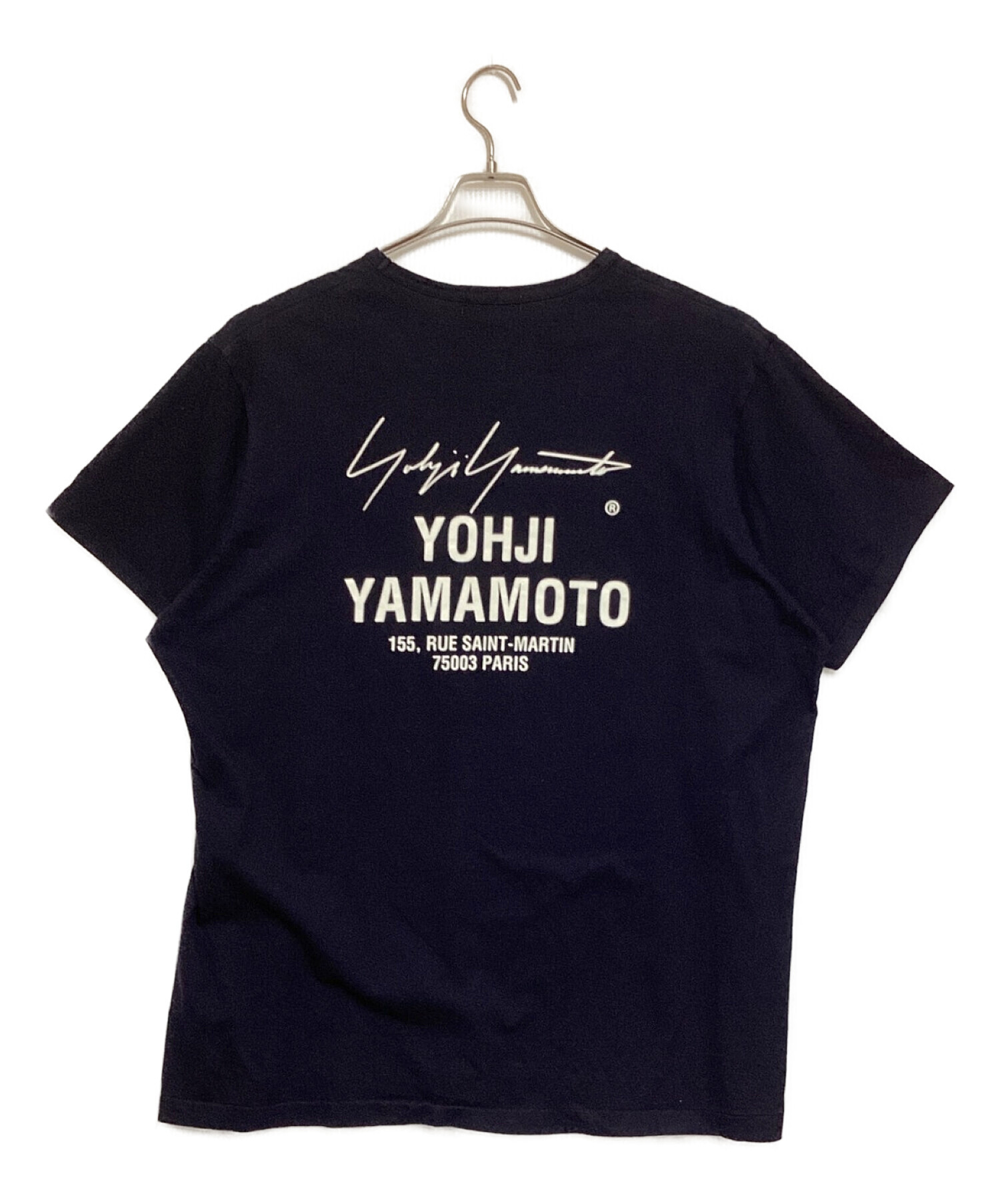 Yohji Yamamoto pour homme (ヨウジヤマモト プールオム) スタッフTシャツ ネイビー サイズ:3