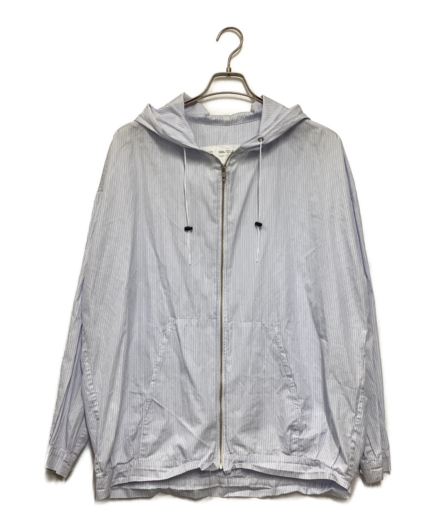 CAMIEL FORTGENS (カミエルフォートヘンス) HOODED SHIRT ブルー サイズ:S