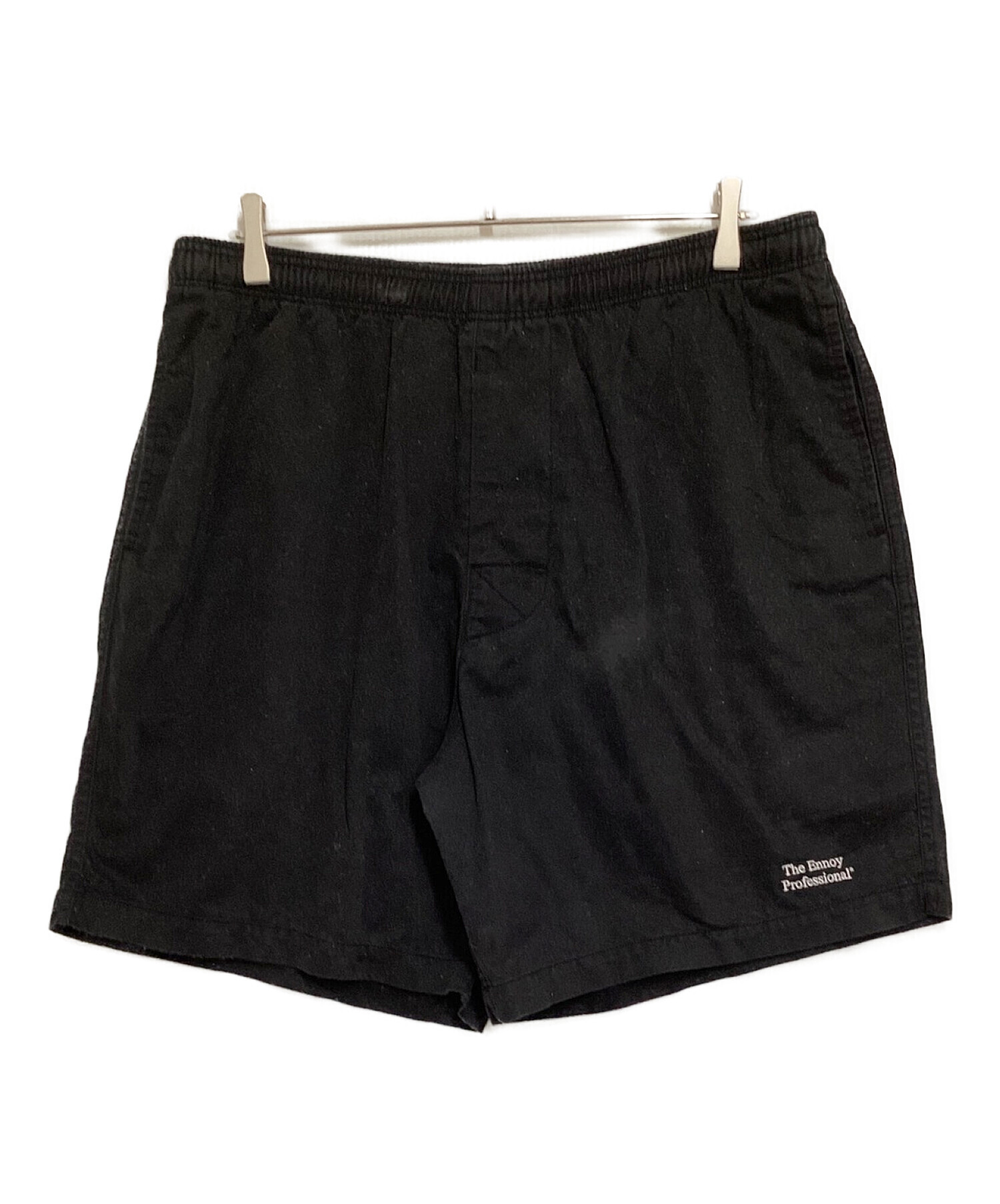ennoy Cotton Easy Shorts (BLACK) Mサイズ - パンツ