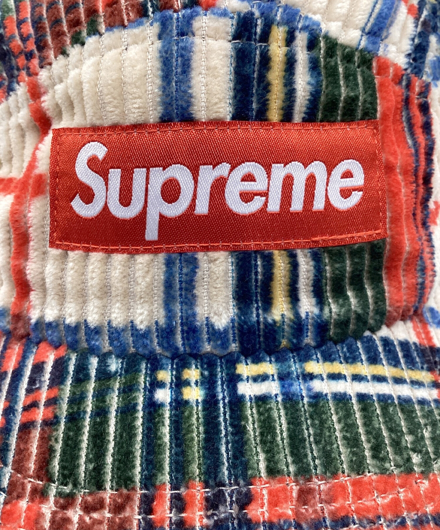 中古・古着通販】SUPREME (シュプリーム) Corduroy Camp Cap グリーン