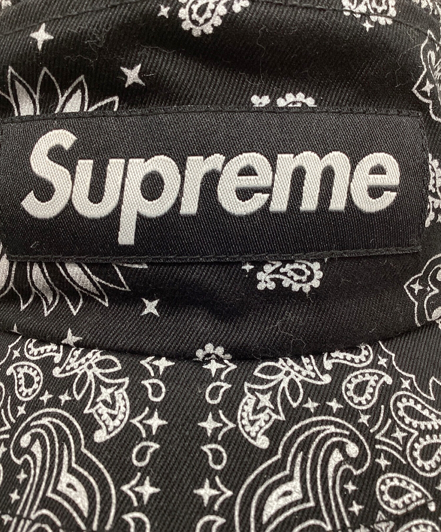 中古・古着通販】SUPREME (シュプリーム) Bandana Camp Cap ホワイト