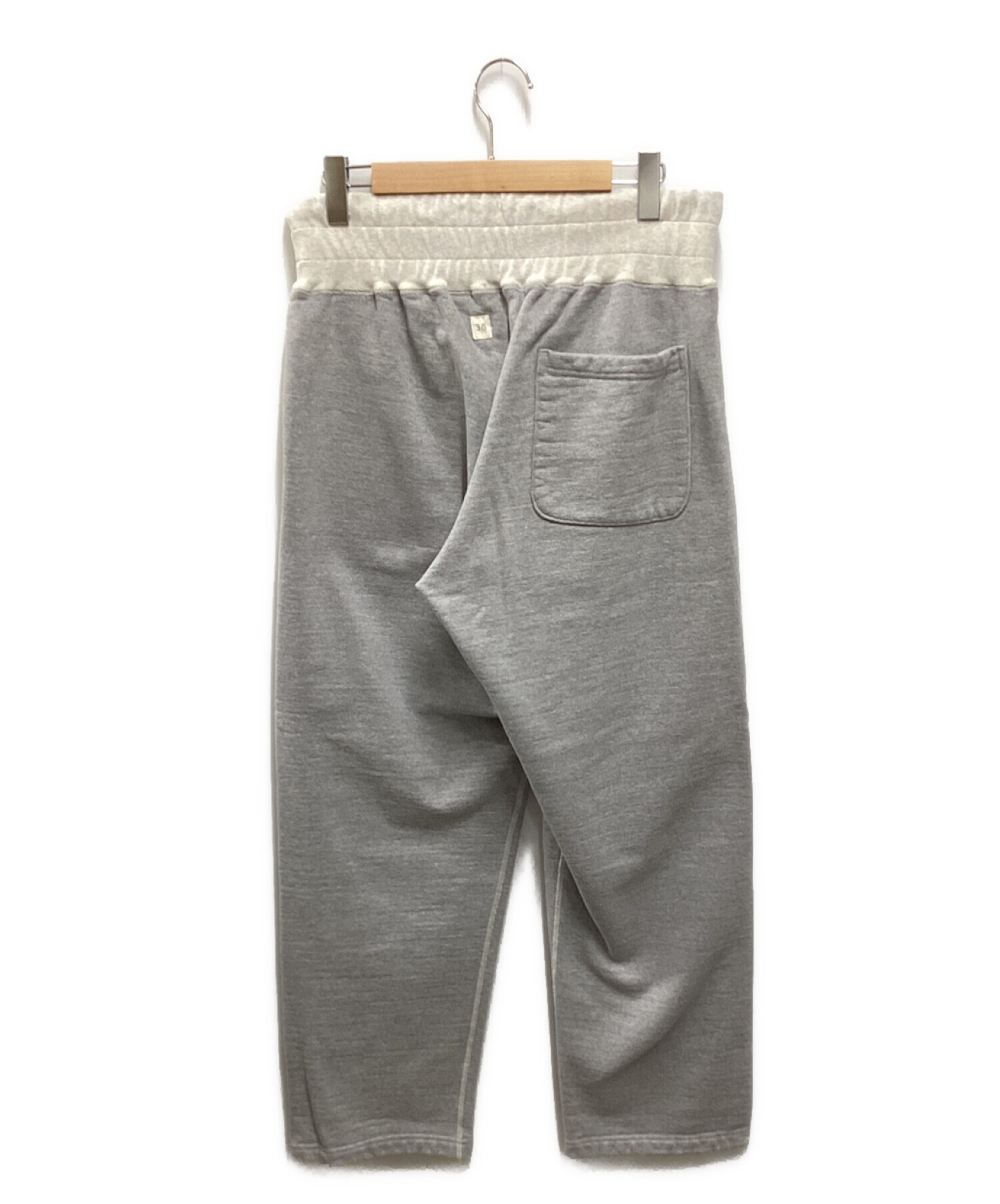 NIGEL CABOURN (ナイジェルケーボン) 40s MILITARY SWEAT PANTS グレー サイズ:36