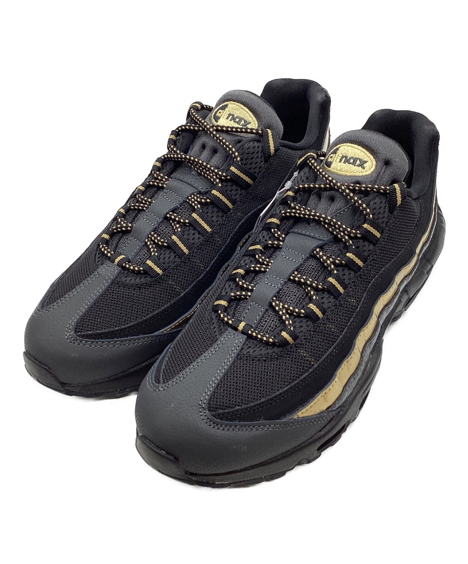 NIKE (ナイキ) AIR MAX 95 PRM ブラック×ゴールド サイズ:US 10