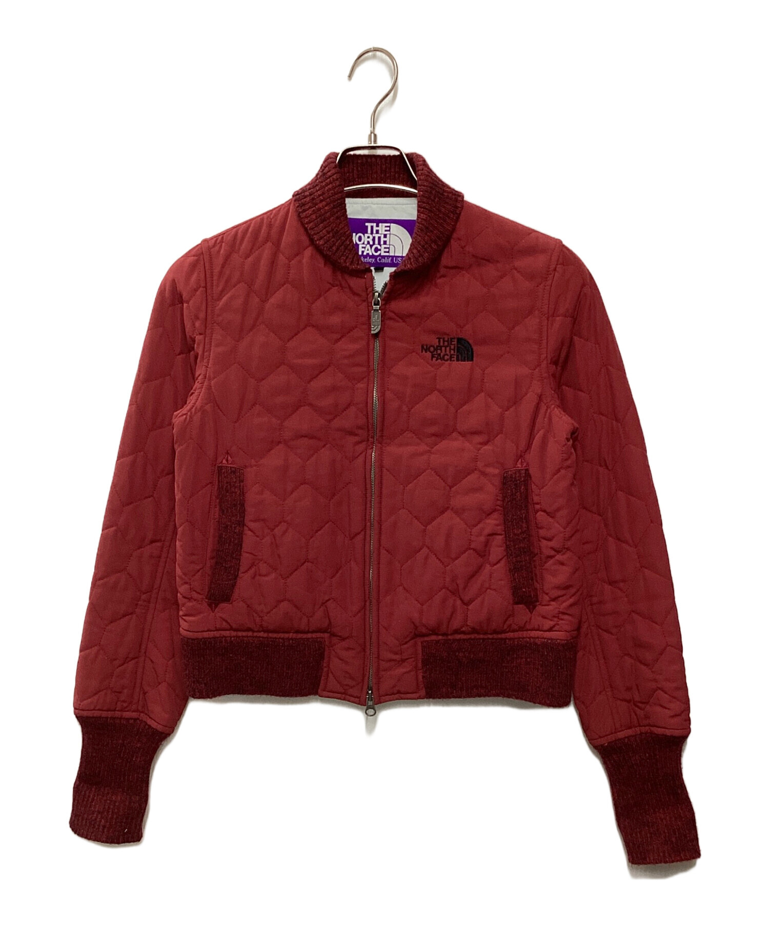 THE NORTHFACE PURPLELABEL (ザ・ノースフェイス パープルレーベル) キルティングジャケット レッド サイズ:S