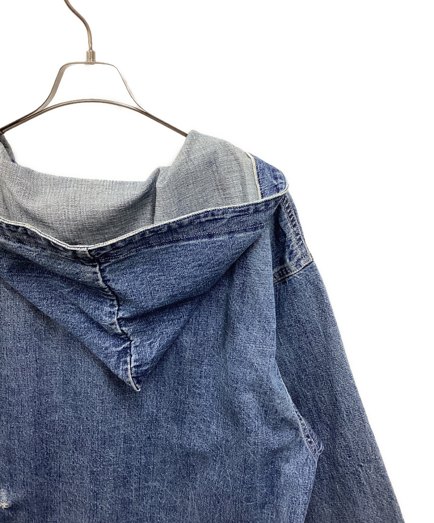 中古・古着通販】mexipa (メキパ) Selvage Denim damage Mexican Parker インディゴ  サイズ:M｜ブランド・古着通販 トレファク公式【TREFAC FASHION】スマホサイト