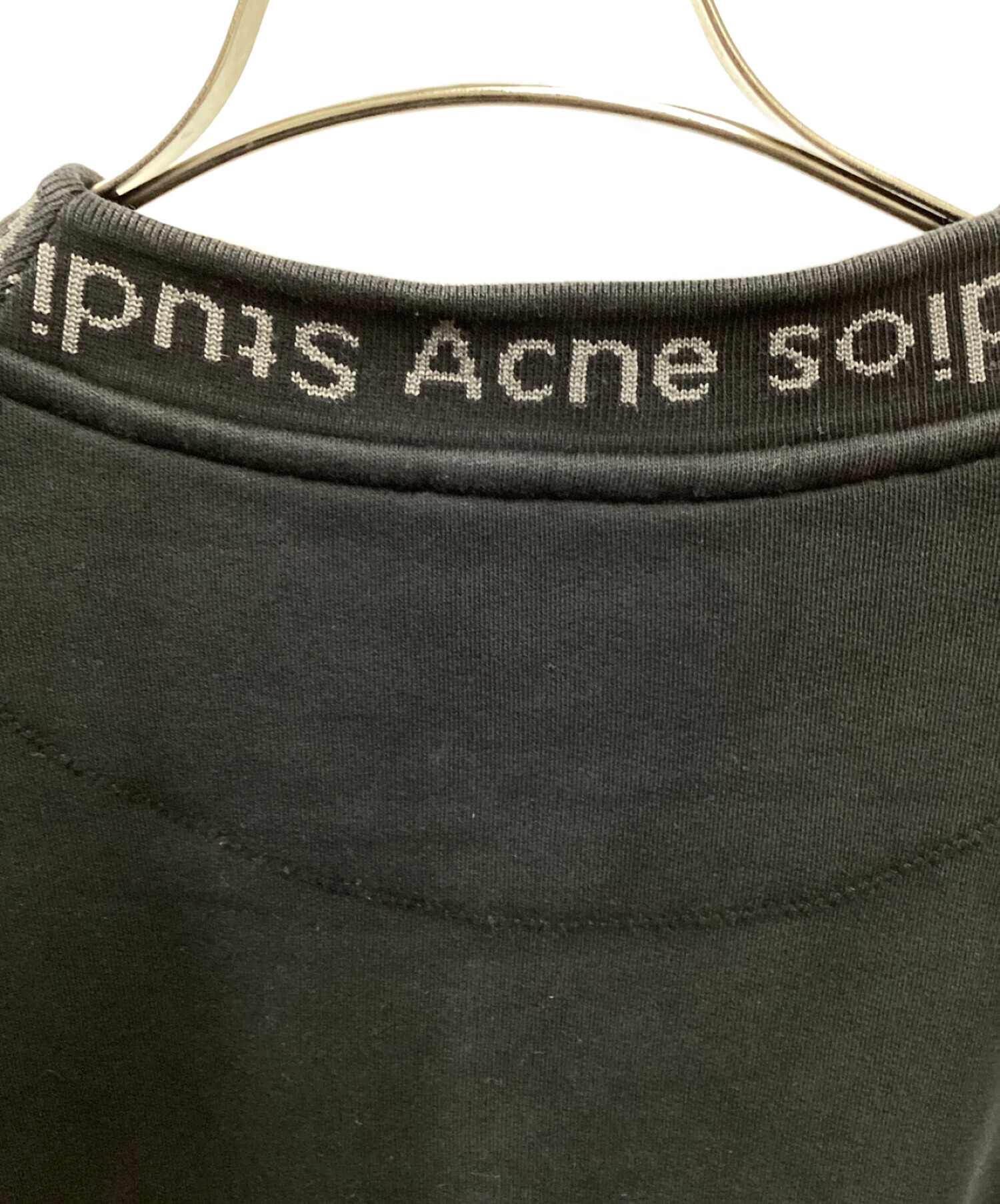 Acne studios (アクネストゥディオス) FLOGHOモックネックスウェットシャツ ブラック サイズ:L