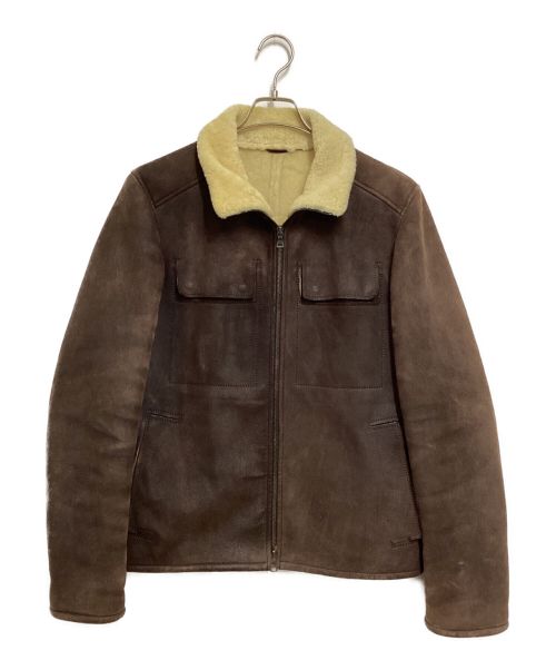 【中古・古着通販】JIL SANDER (ジルサンダー) ムートンジャケット ブラウン サイズ:48｜ブランド・古着通販 トレファク公式【TREFAC  FASHION】スマホサイト