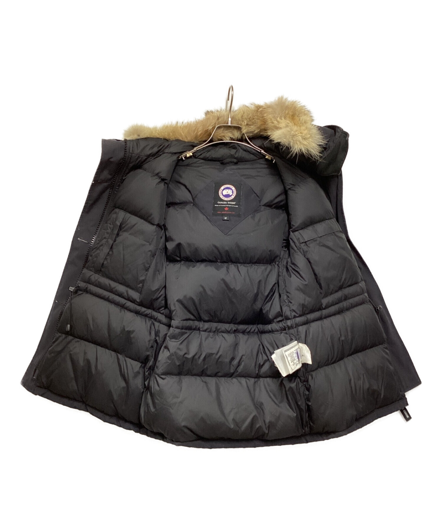 中古・古着通販】CANADA GOOSE (カナダグース) Charlotte Parka ネイビー サイズ:S｜ブランド・古着通販  トレファク公式【TREFAC FASHION】スマホサイト