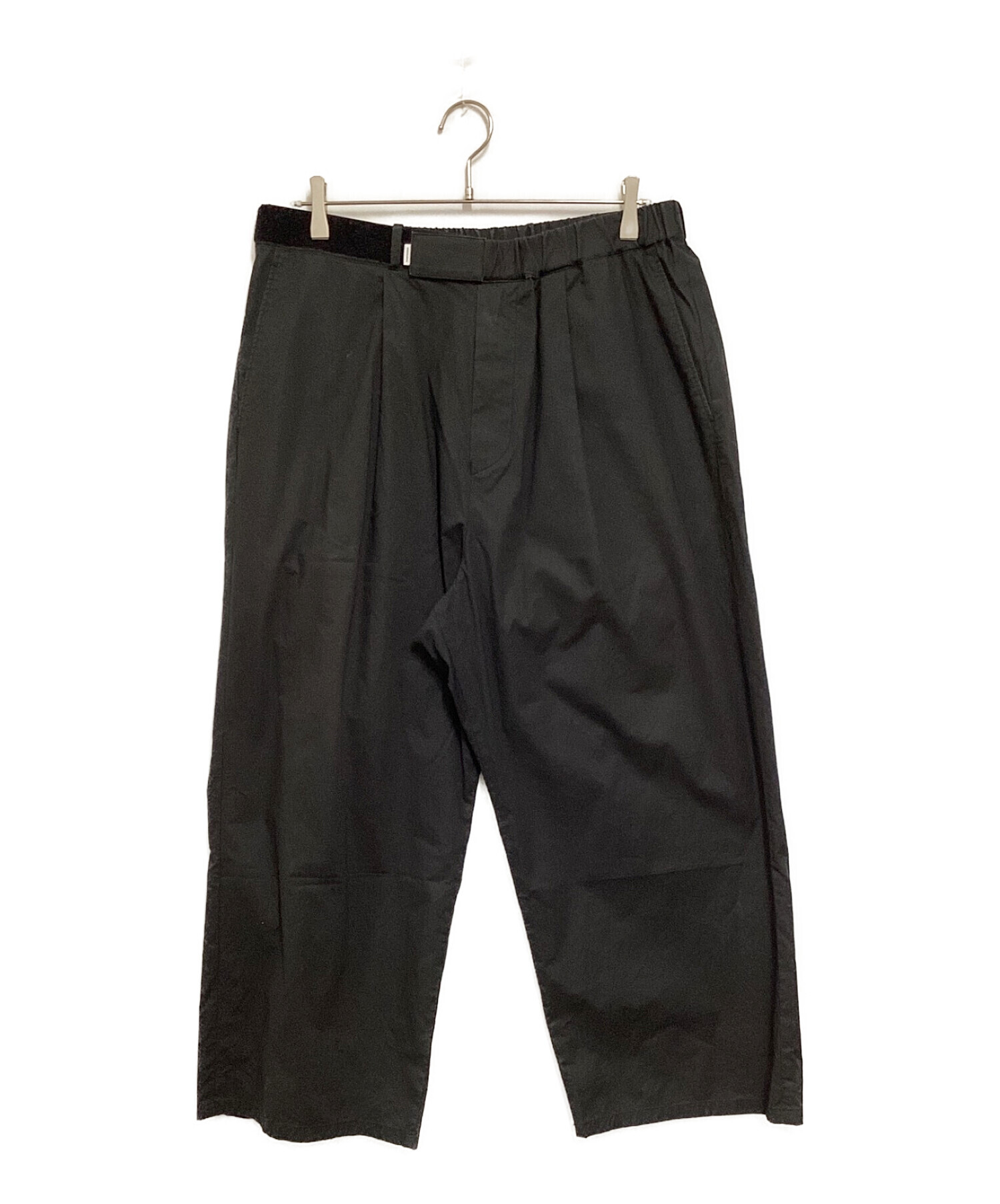 中古・古着通販】Graphpaper (グラフペーパー) Stretch Typewriter Wide Chef Pants ブラック  サイズ:Free｜ブランド・古着通販 トレファク公式【TREFAC FASHION】スマホサイト