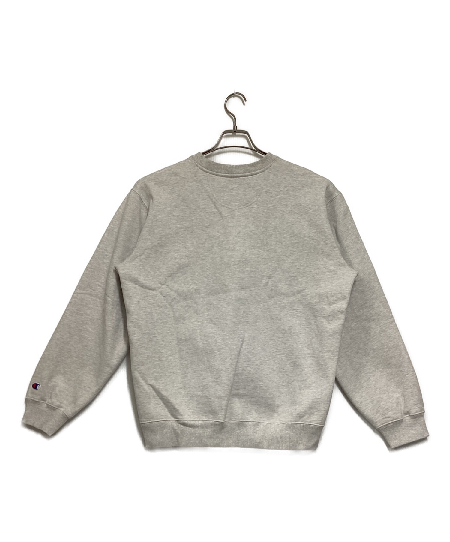 SUPREME (シュプリーム) Champion (チャンピオン) 3D Metallic Crewneck グレー サイズ:L