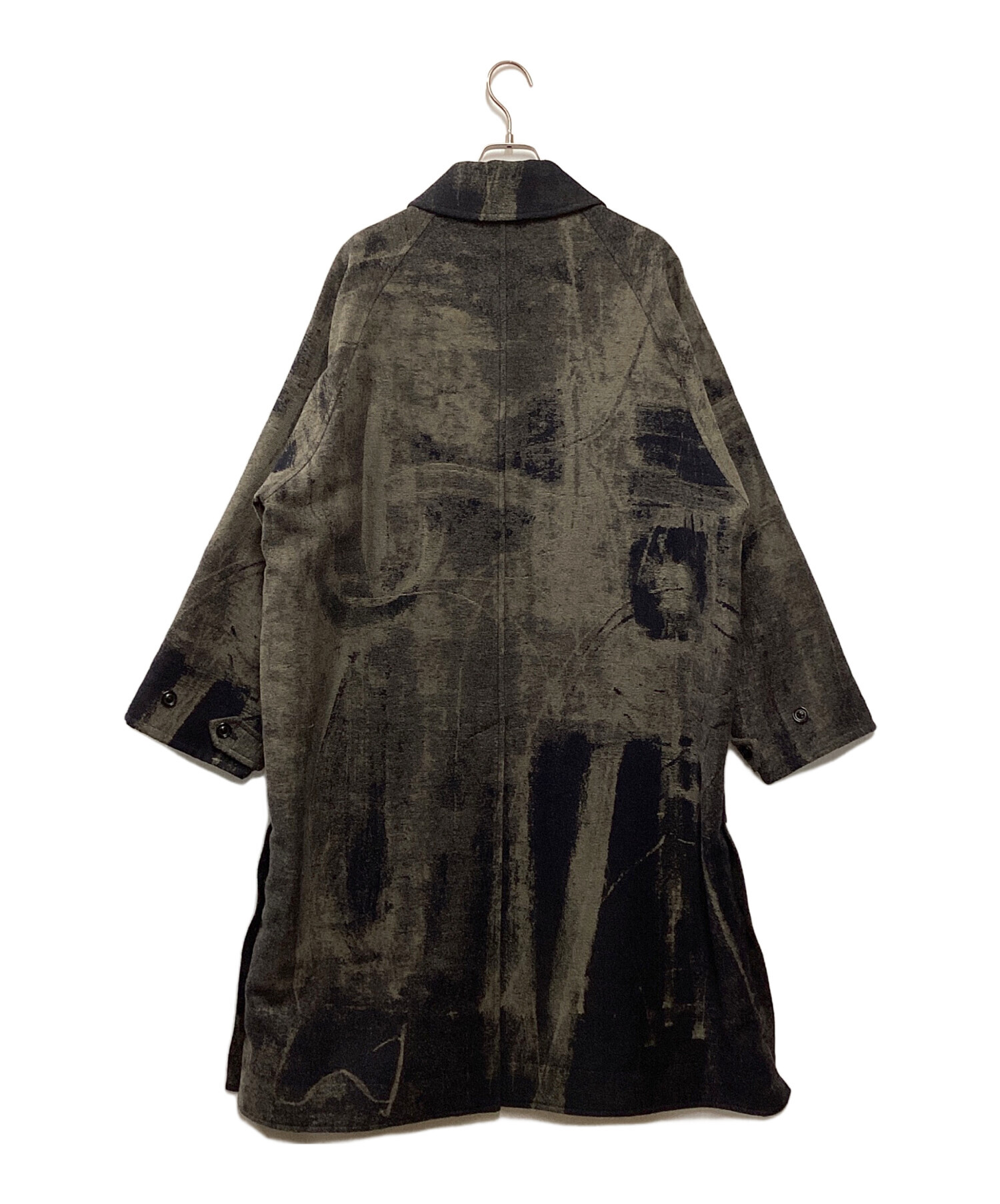 中古・古着通販】YOKE (ヨーク) ROTHKO JQ BAL COLLAR COAT ネイビー×ベージュ サイズ:1｜ブランド・古着通販  トレファク公式【TREFAC FASHION】スマホサイト