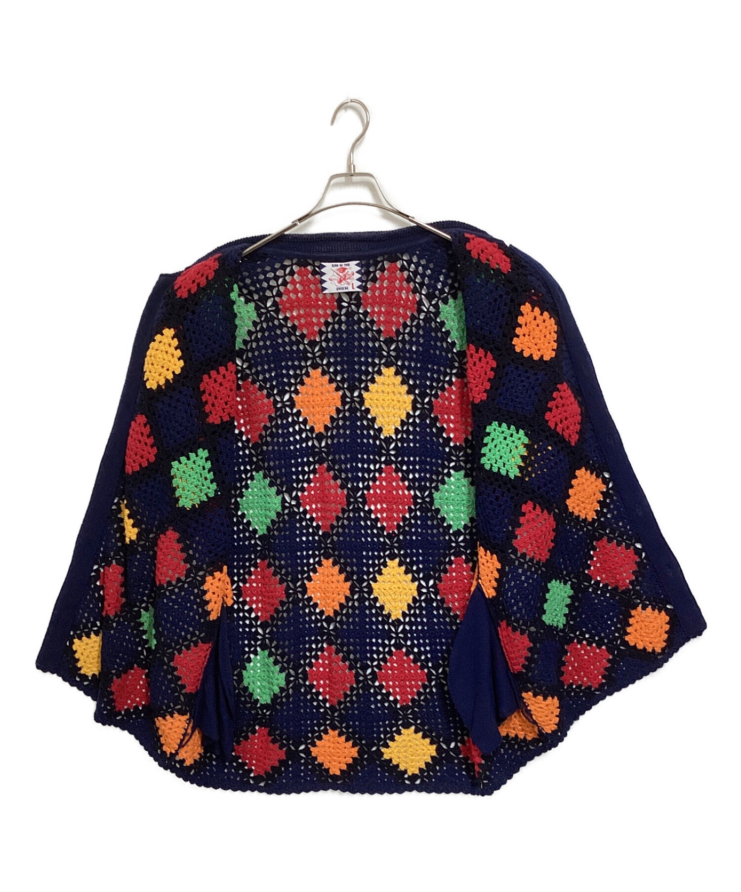 son of the cheese (（サノバチーズ）) Stained glass knit ネイビー サイズ:L