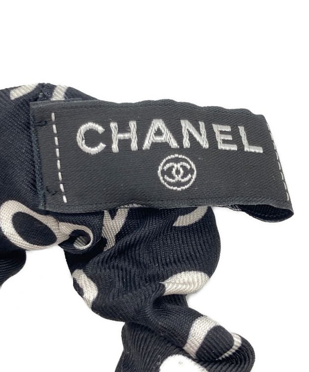 中古・古着通販】CHANEL (シャネル) シュシュ スカーフセット ブラック 