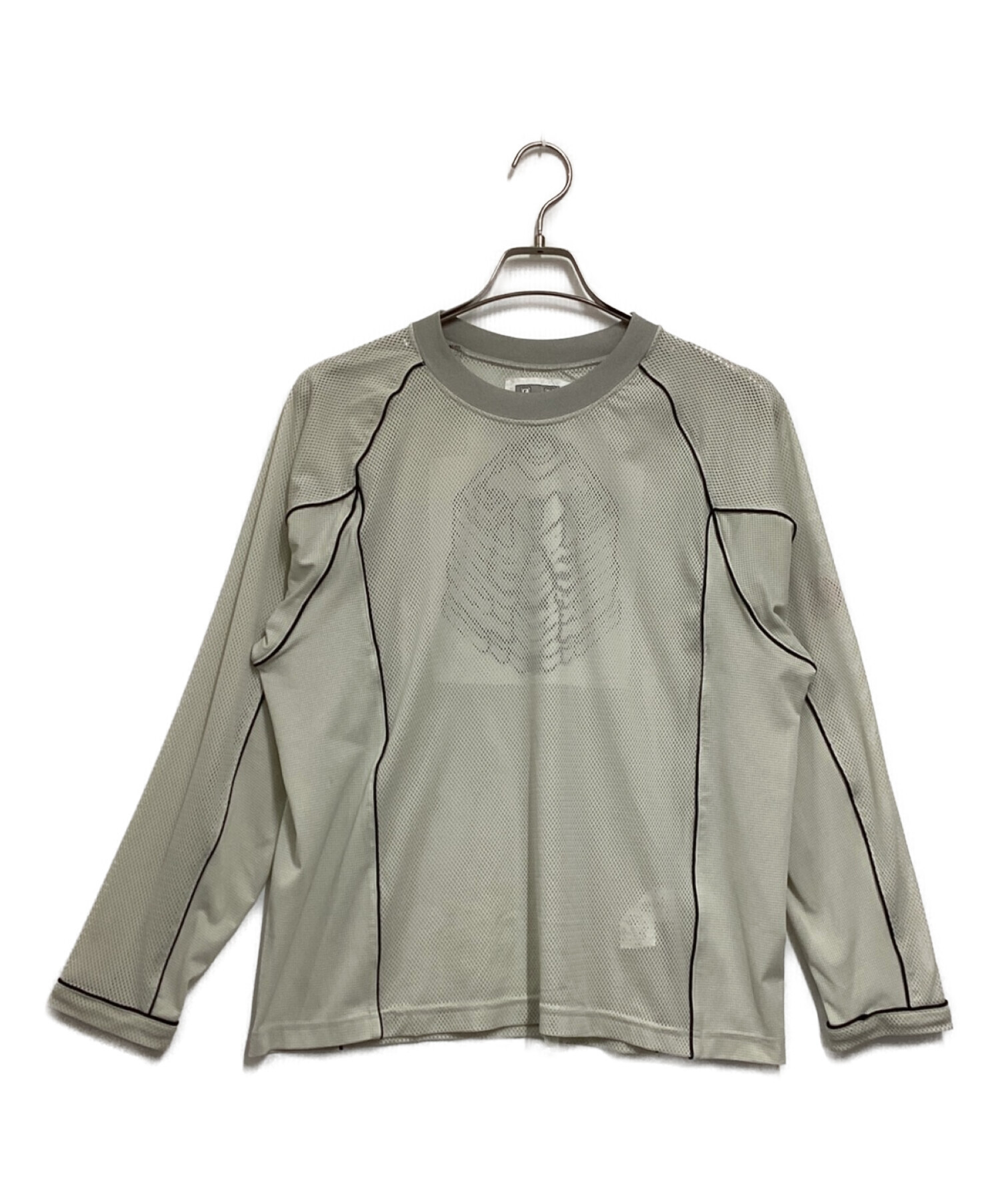 中古・古着通販】C.E (シーイー キャブエンプト) Cav Empt Mesh Raglan Colour Long Sleeve T グレー  サイズ:S｜ブランド・古着通販 トレファク公式【TREFAC FASHION】スマホサイト