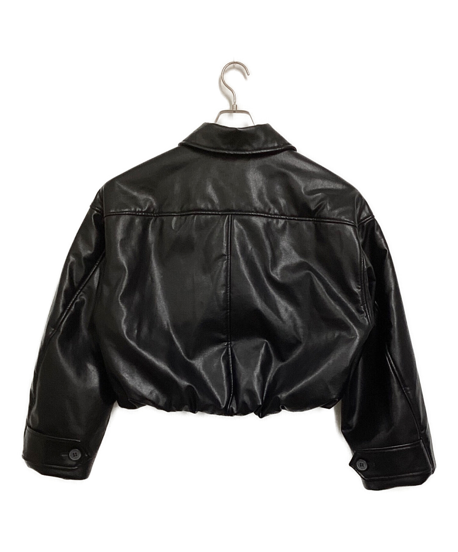 MAISON SPECIAL (メゾンスペシャル) Vegan Leather Balloon Blouson ブラック サイズ:Free