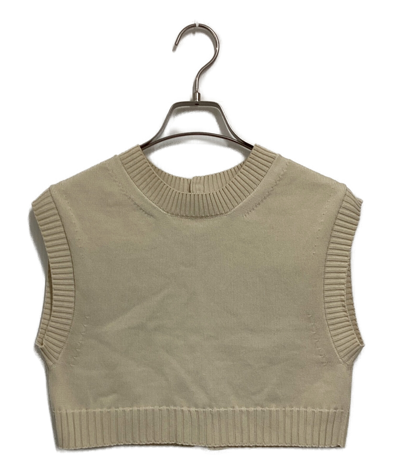 中古・古着通販】AURALEE (オーラリー) DRY COTTON KNIT VEST ベージュ ...