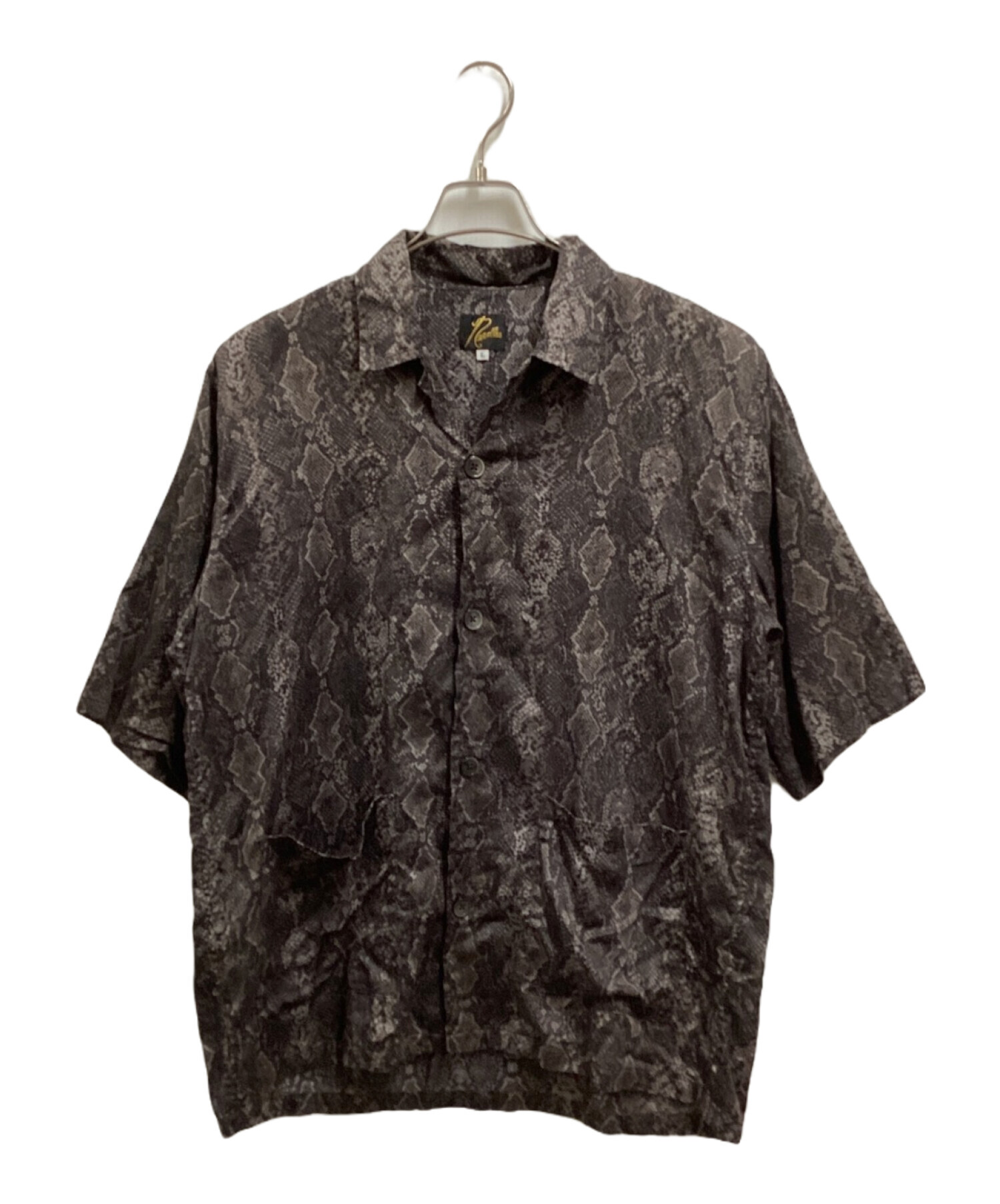 中古・古着通販】Needles (ニードルズ) Cabana Shirt - Python Pt ブラック サイズ:L｜ブランド・古着通販  トレファク公式【TREFAC FASHION】スマホサイト