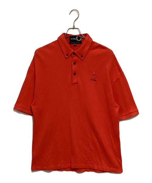 【中古・古着通販】RAF SIMONS (ラフシモンズ) FRED PERRY (フレッドペリー) ポロシャツ レッド サイズ:M｜ブランド・古着通販  トレファク公式【TREFAC FASHION】スマホサイト