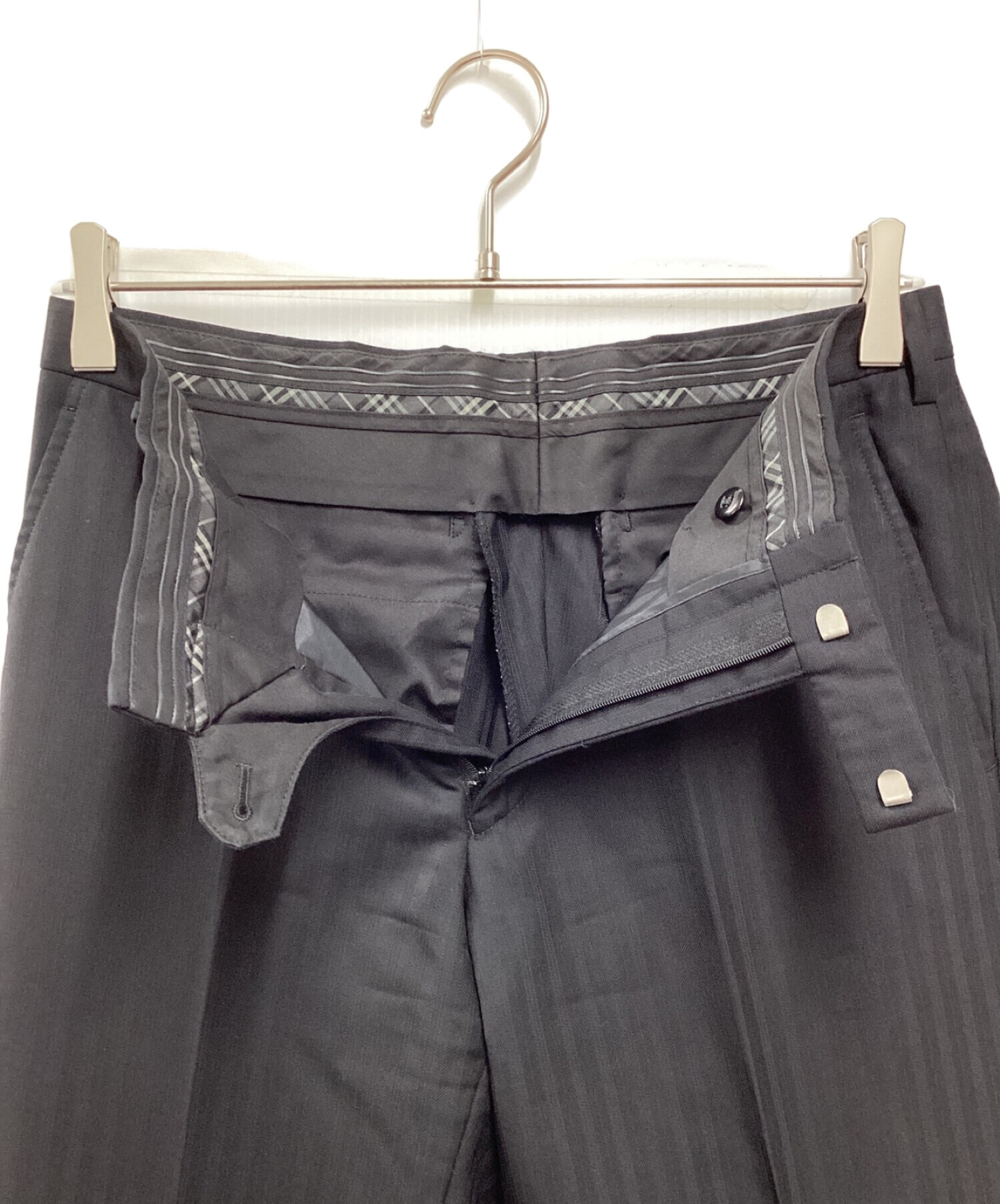 中古・古着通販】BURBERRY BLACK LABEL (バーバリーブラックレーベル) セットアップスーツ ブラック  サイズ:36R｜ブランド・古着通販 トレファク公式【TREFAC FASHION】スマホサイト