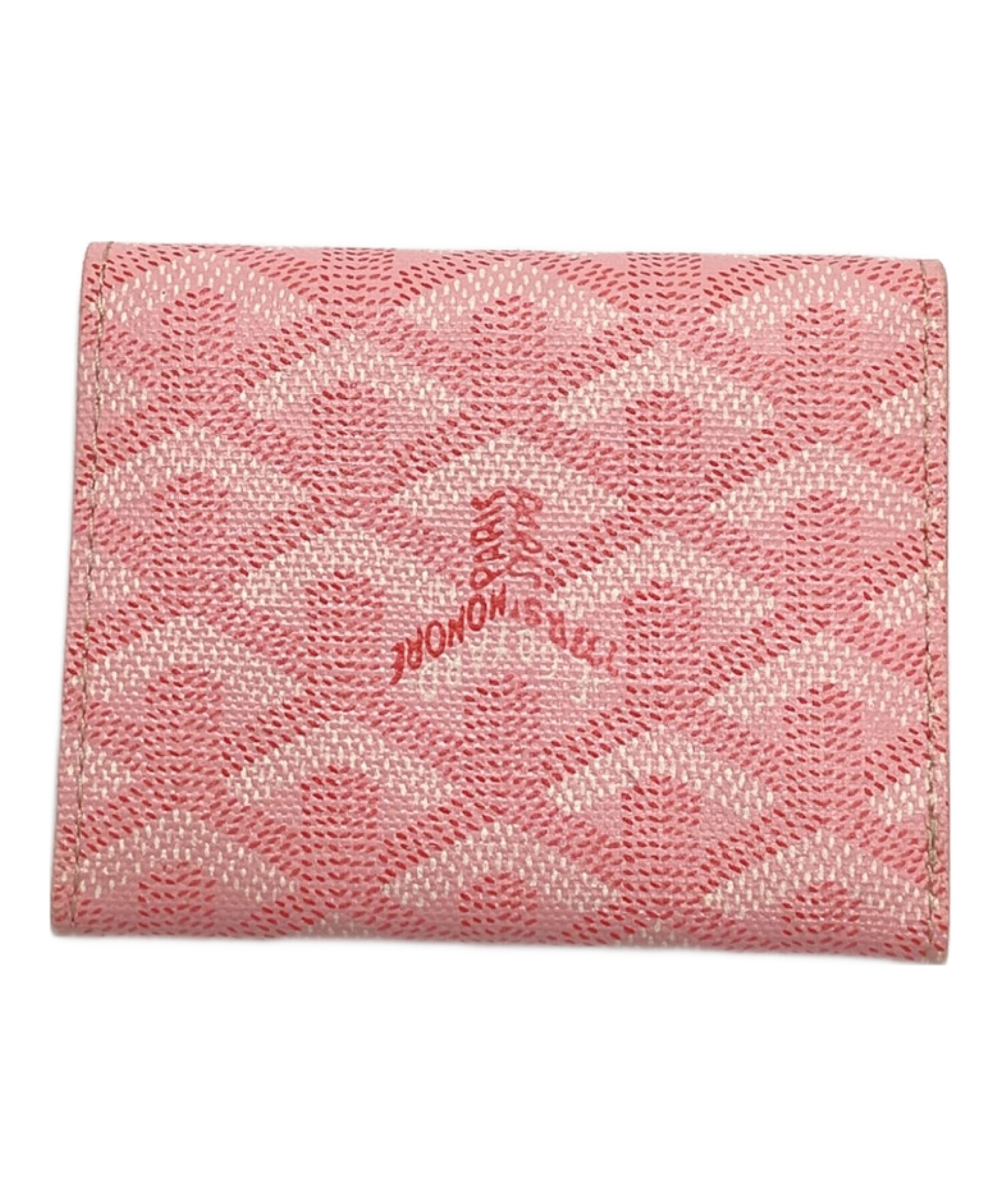 GOYARD (ゴヤール) マリニーコンパクトウォレット ピンク×イエロー