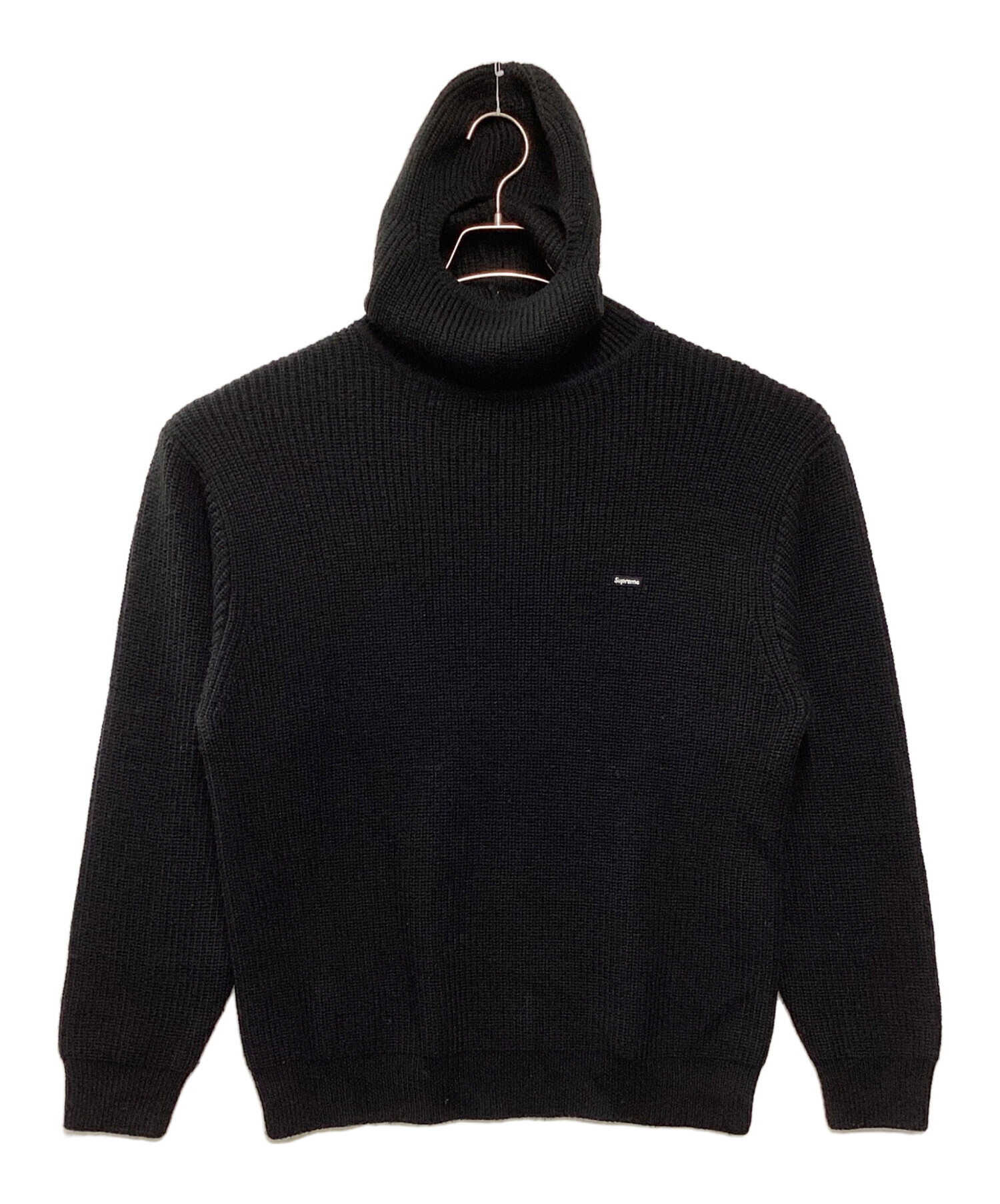 中古・古着通販】SUPREME (シュプリーム) Small Box Balaclava/Turtleneck Sweater ブラック サイズ:L｜ ブランド・古着通販 トレファク公式【TREFAC FASHION】スマホサイト