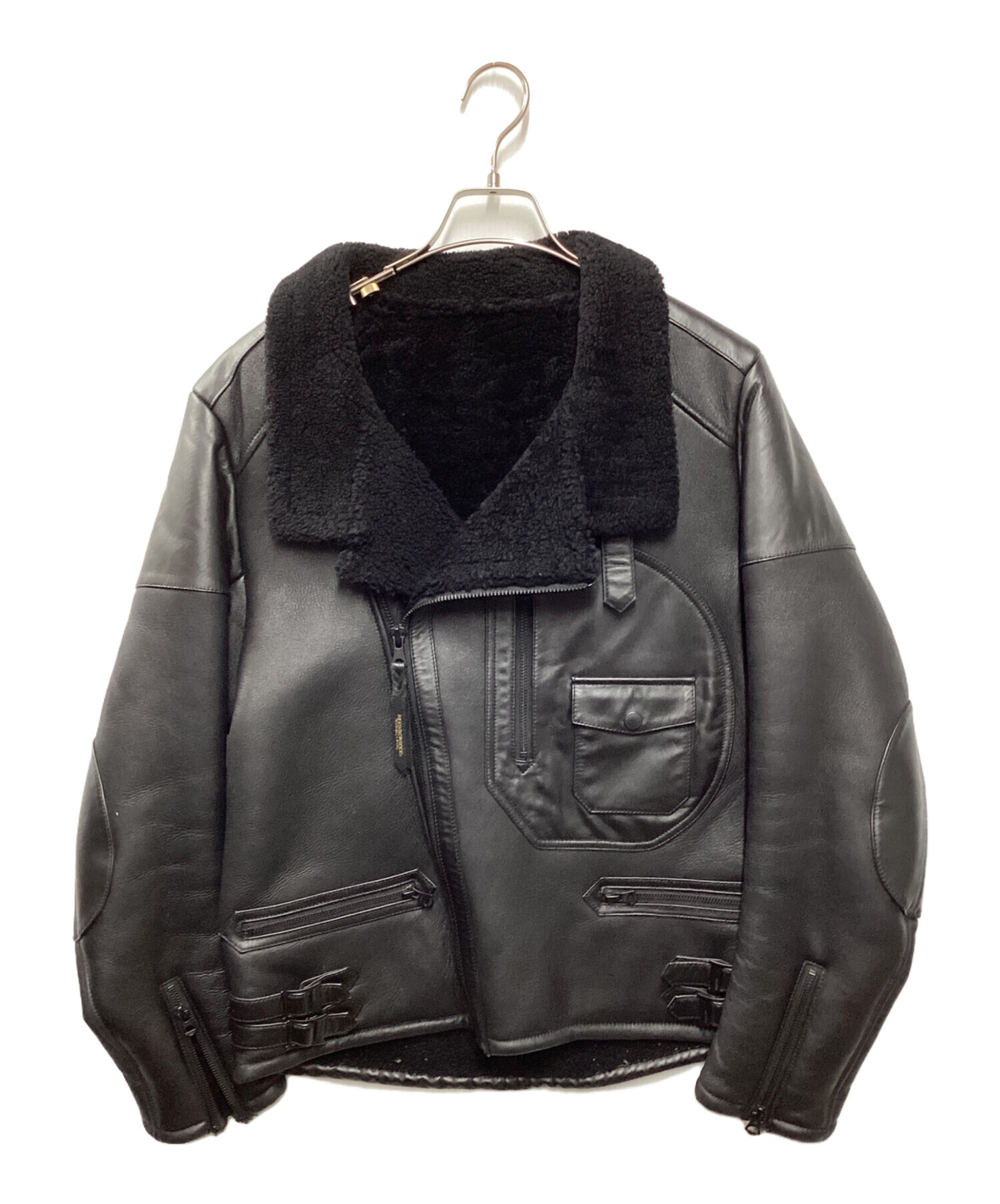 中古・古着通販】NEIGHBORHOOD (ネイバーフッド) THUNDERBOLT-M M-JKT ブラック  サイズ:MEDIUM｜ブランド・古着通販 トレファク公式【TREFAC FASHION】スマホサイト