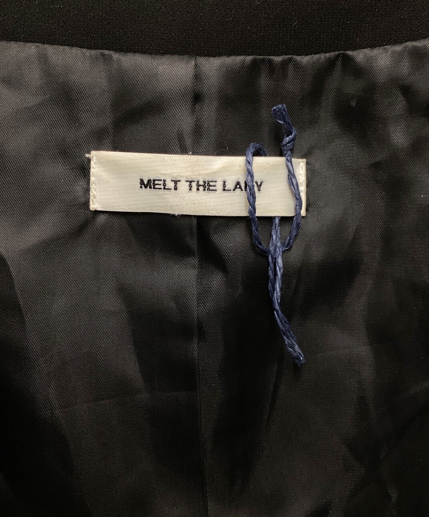 melt the lady (メルトザレディ) ペタルジャケットワンピース ブラック サイズ:F