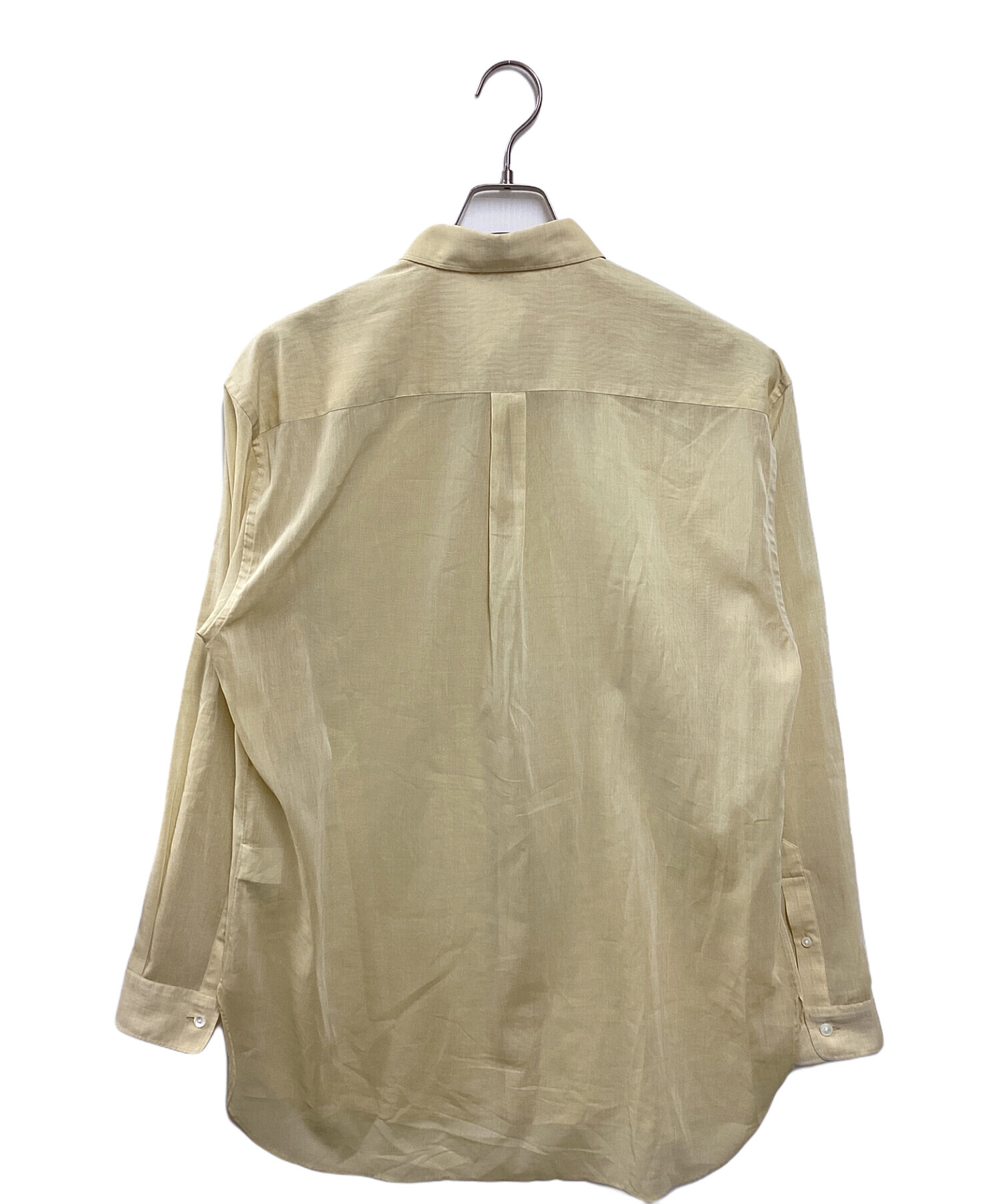 中古・古着通販】AURALEE (オーラリー) HARD TWIST FINX ORGANDY SHIRT ベージュ サイズ:4｜ブランド・古着通販  トレファク公式【TREFAC FASHION】スマホサイト