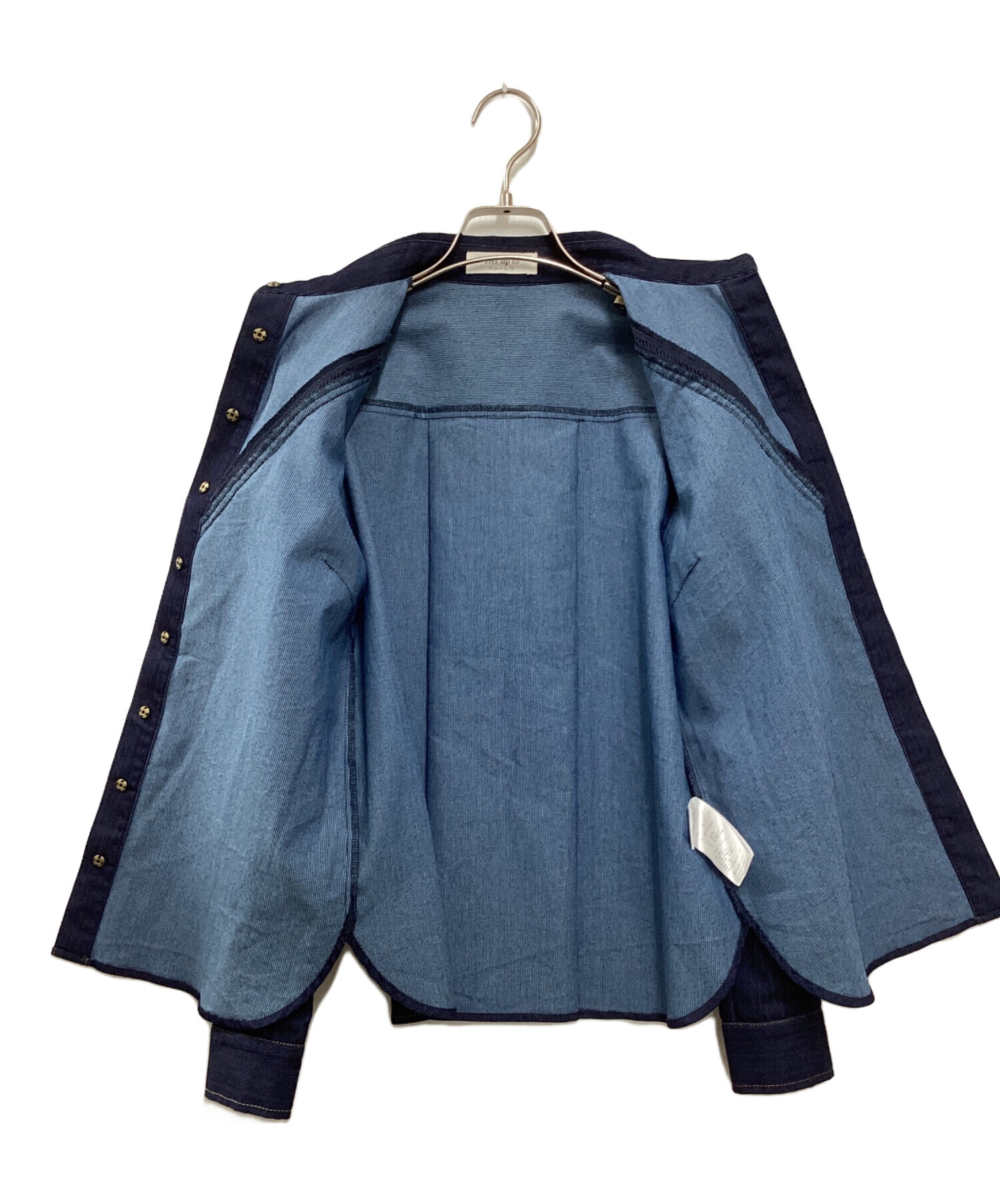 HER LIP TO (ハーリップトゥ) Wave Denim Two Piece インディゴ サイズ:S