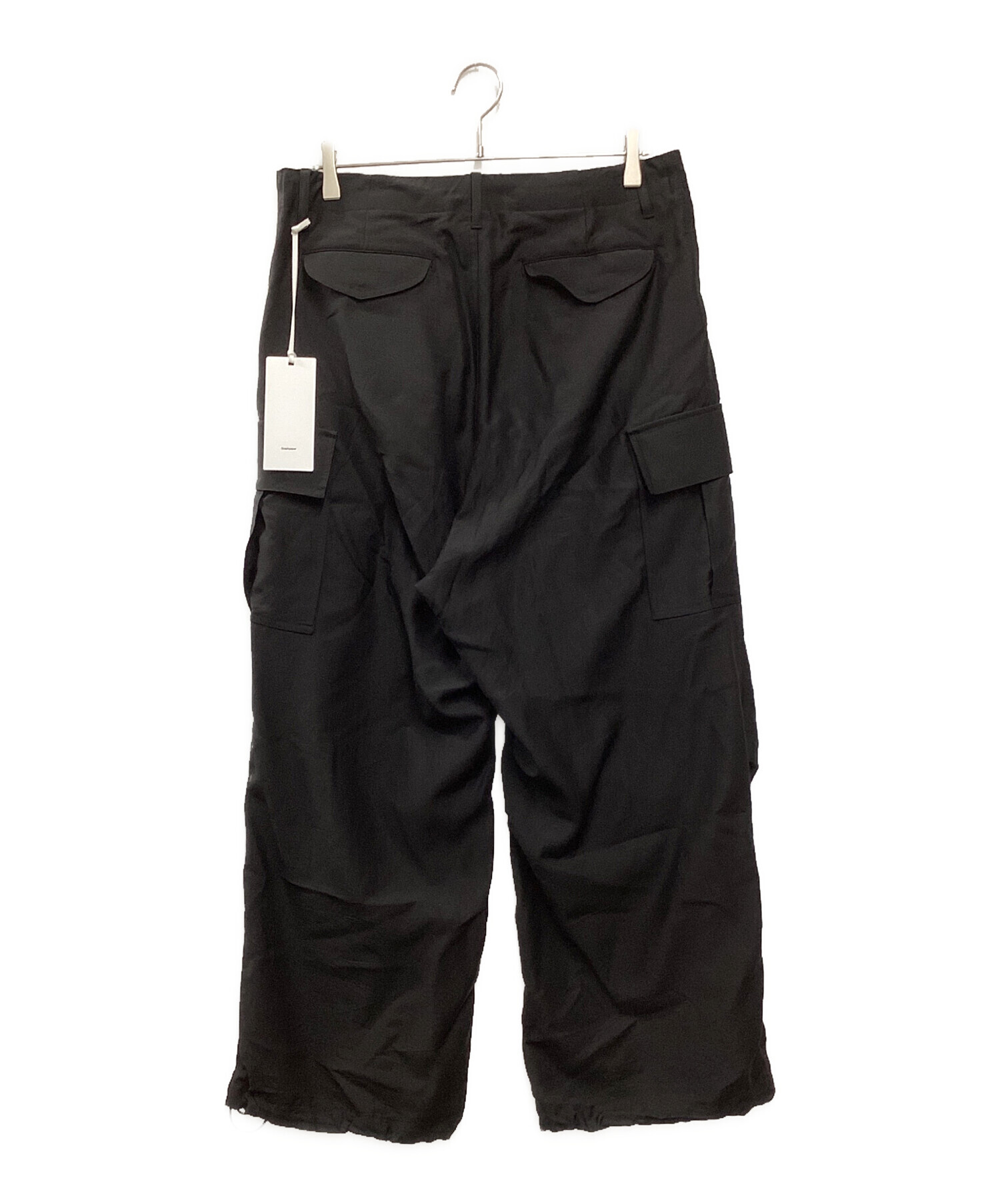 中古・古着通販】Graphpaper (グラフペーパー) Wool Cupro Military Cargo Pants ブラック  サイズ:1｜ブランド・古着通販 トレファク公式【TREFAC FASHION】スマホサイト