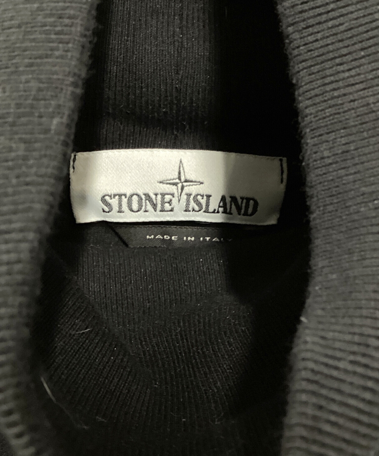 中古・古着通販】STONE ISLAND (ストーンアイランド) ハイネックスウェット ブラック サイズ:L｜ブランド・古着通販  トレファク公式【TREFAC FASHION】スマホサイト