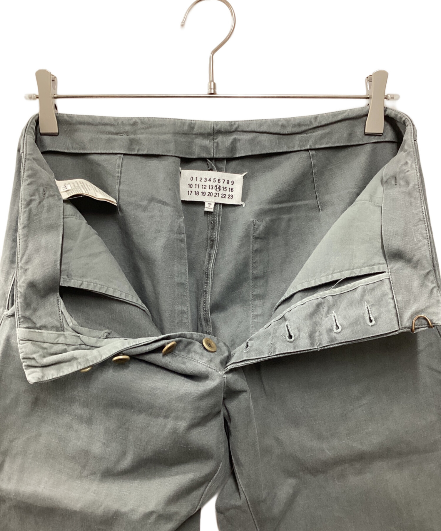 中古・古着通販】Maison Martin Margiela 14 (メゾンマルタンマルジェラ 14) マックイーンパンツ グレー  サイズ:44｜ブランド・古着通販 トレファク公式【TREFAC FASHION】スマホサイト