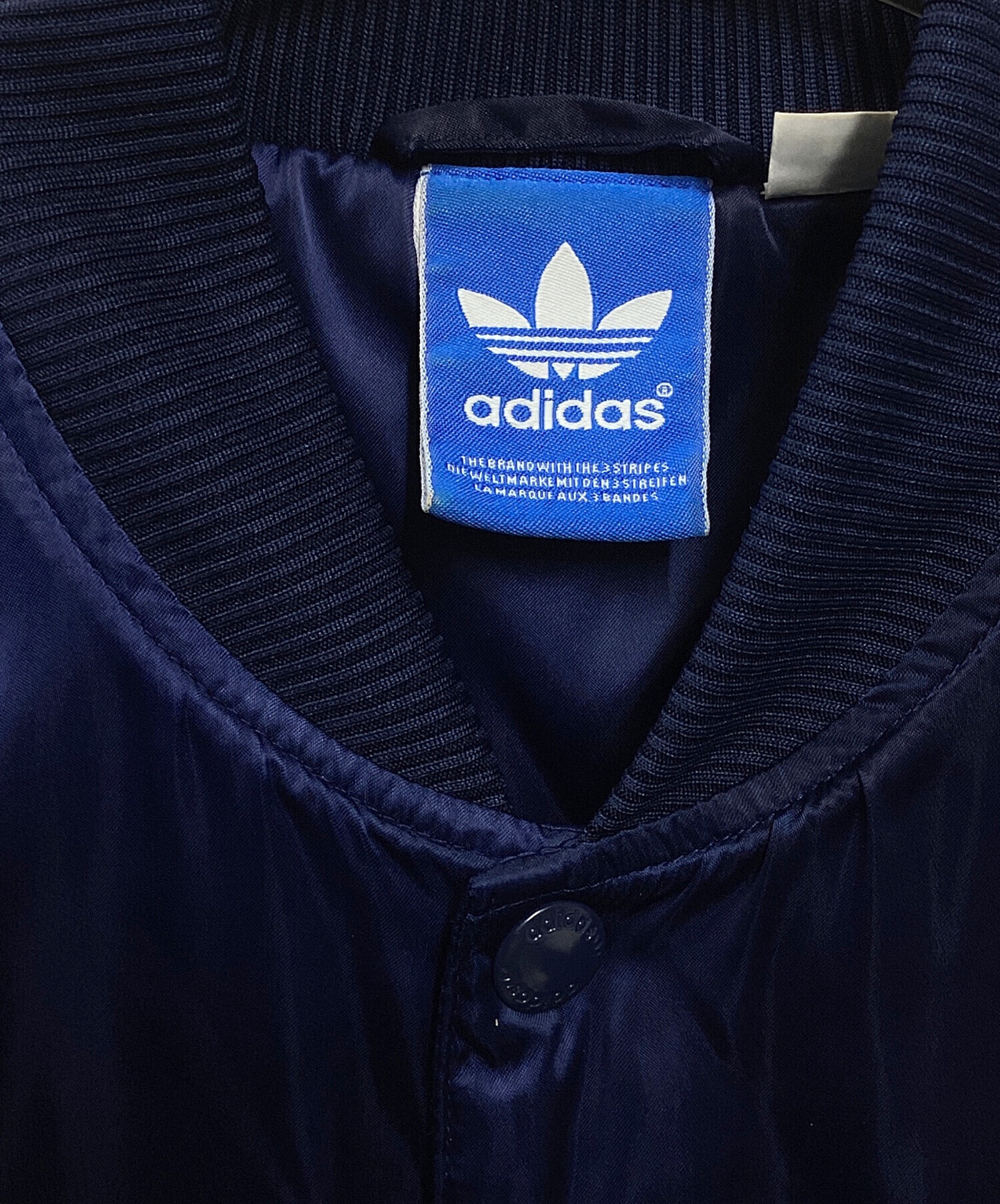 adidas (アディダス) スタジャン ネイビー サイズ:L