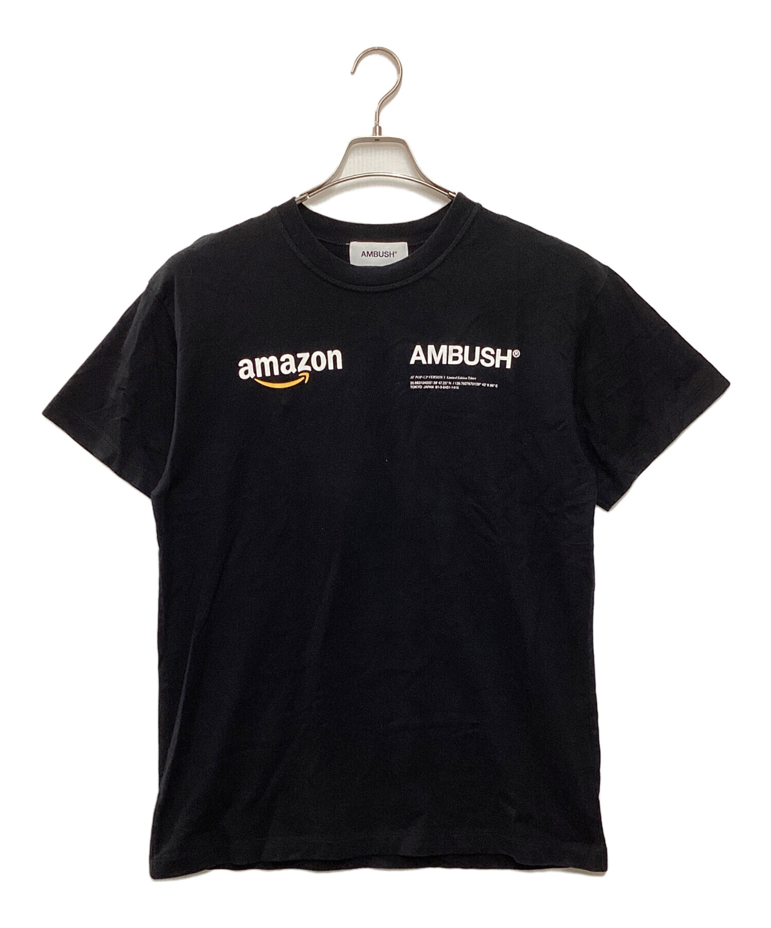 中古・古着通販】AMBUSH (アンブッシュ) amazon (アマゾン) Amazon Fashion Meets T-Shirt ブラック サイズ:3｜ブランド・古着通販  トレファク公式【TREFAC FASHION】スマホサイト