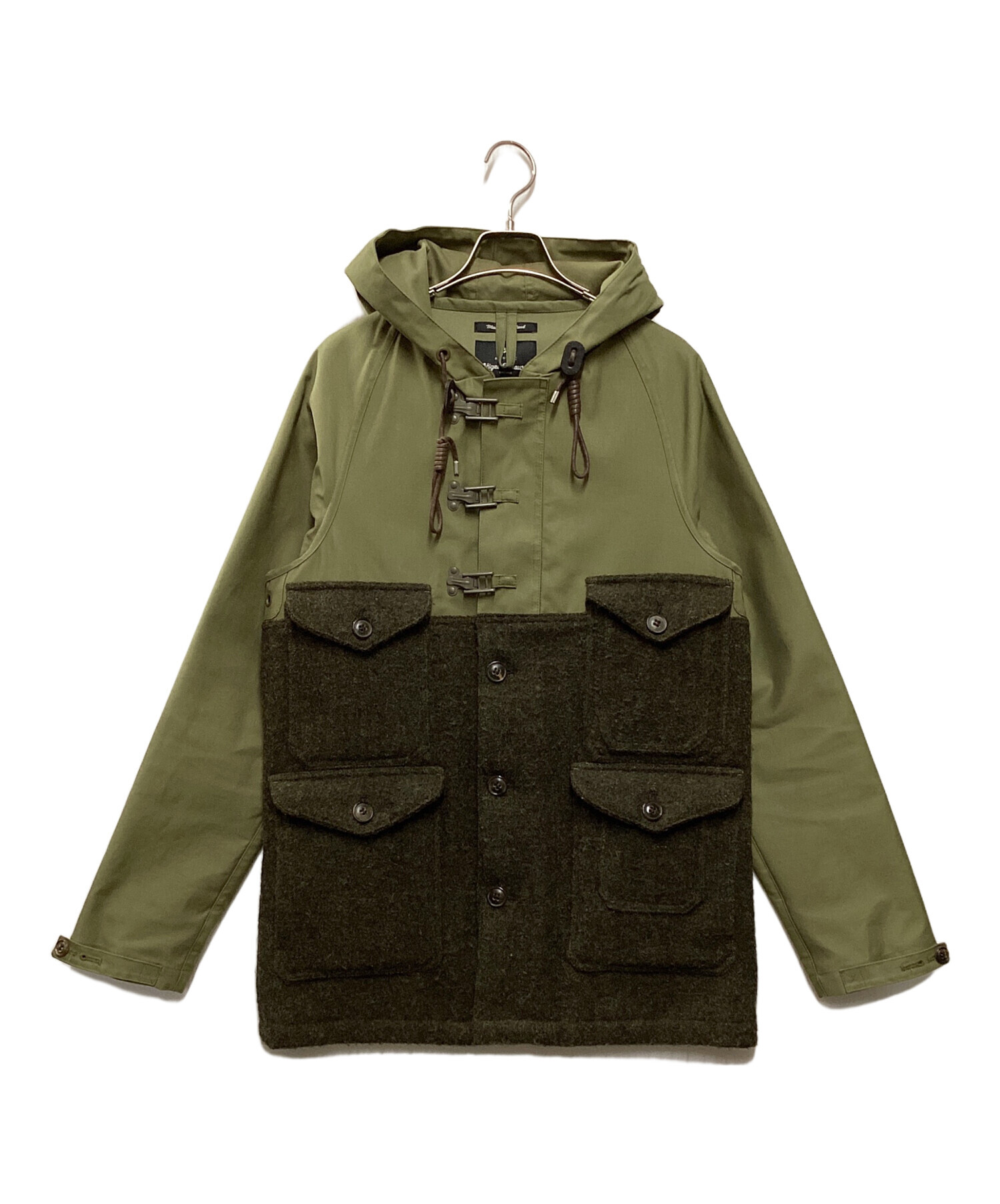 NIGEL CABOURN (ナイジェルケーボン) Harris Tweed (ハリスツイード) カメラマンジャケット カーキ サイズ:48