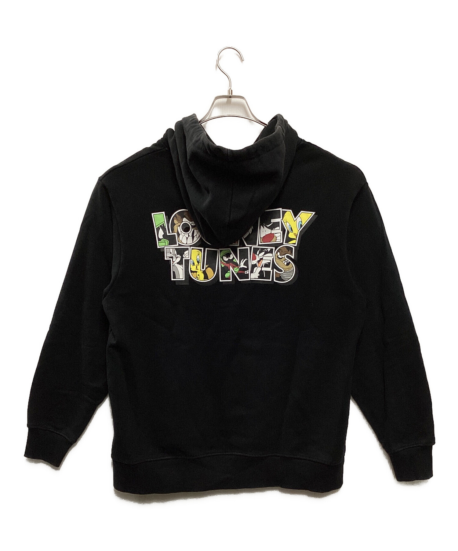 KITH (キス) LOONEY TUNES (ルーニーチューンズ) プルオーバーパーカー ブラック サイズ:M