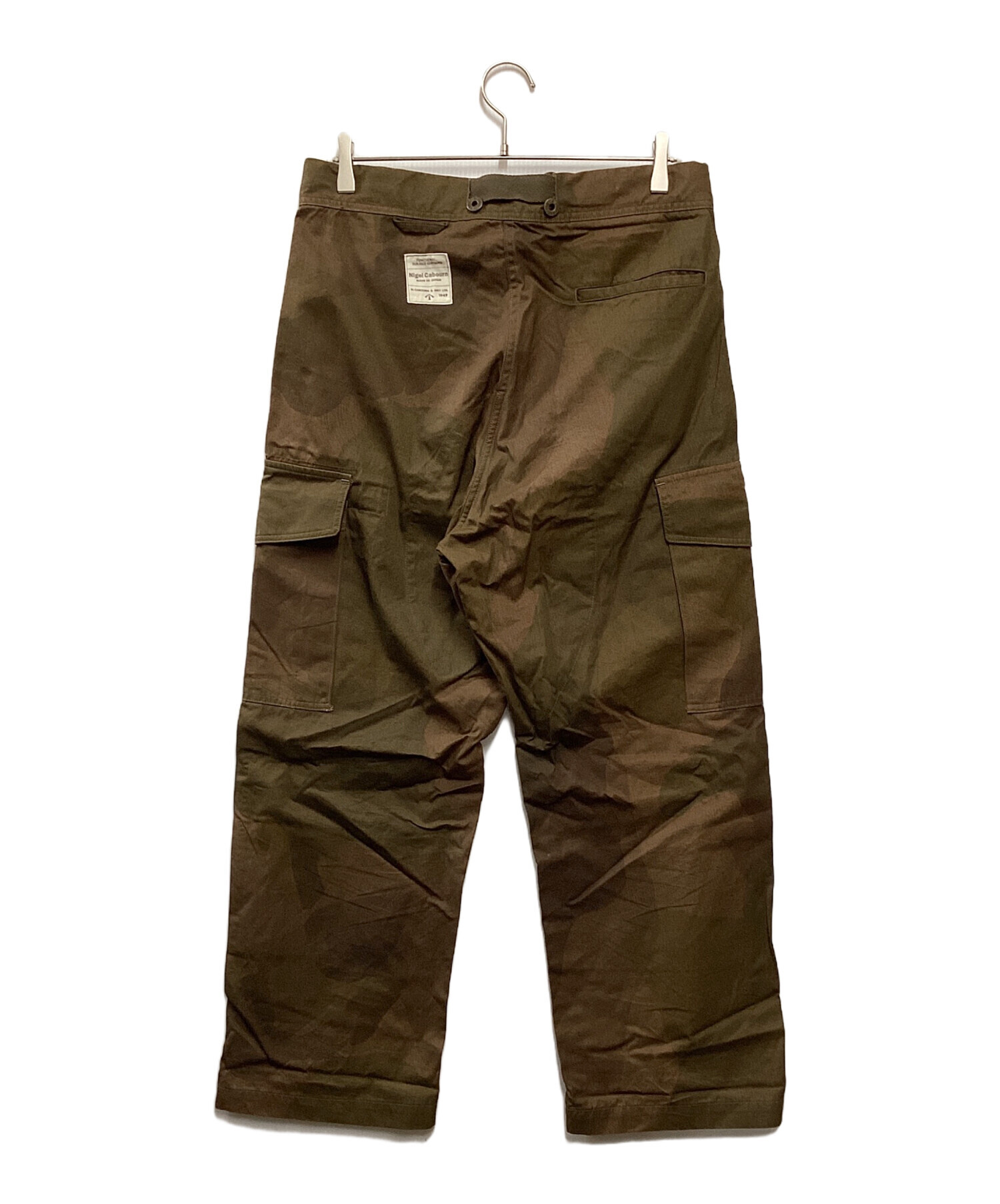 NIGEL CABOURN (ナイジェルケーボン) COMBAT PANT SAS CAMOUFLAGE ブラウン サイズ:W28